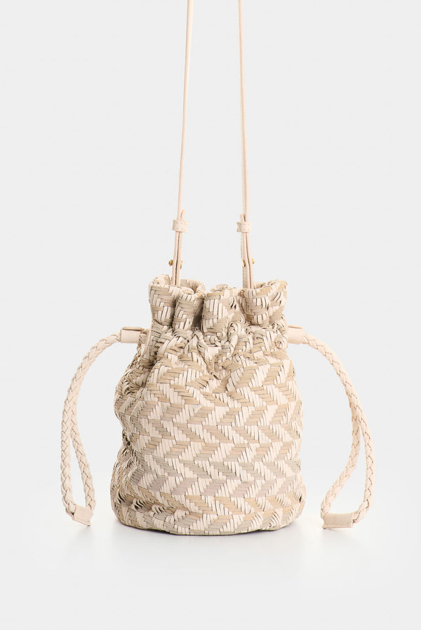 Lyra Woven Leather Crossbody Bag for Women