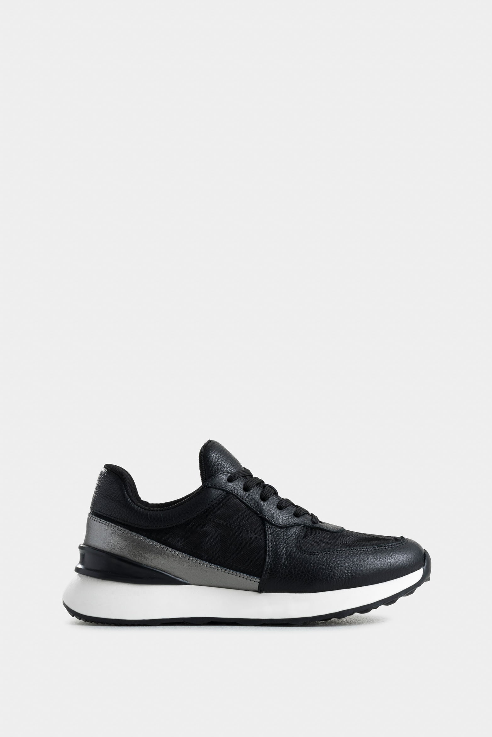 Hyacinth Leather and Canvas Tennis Shoes for Women with Monogram