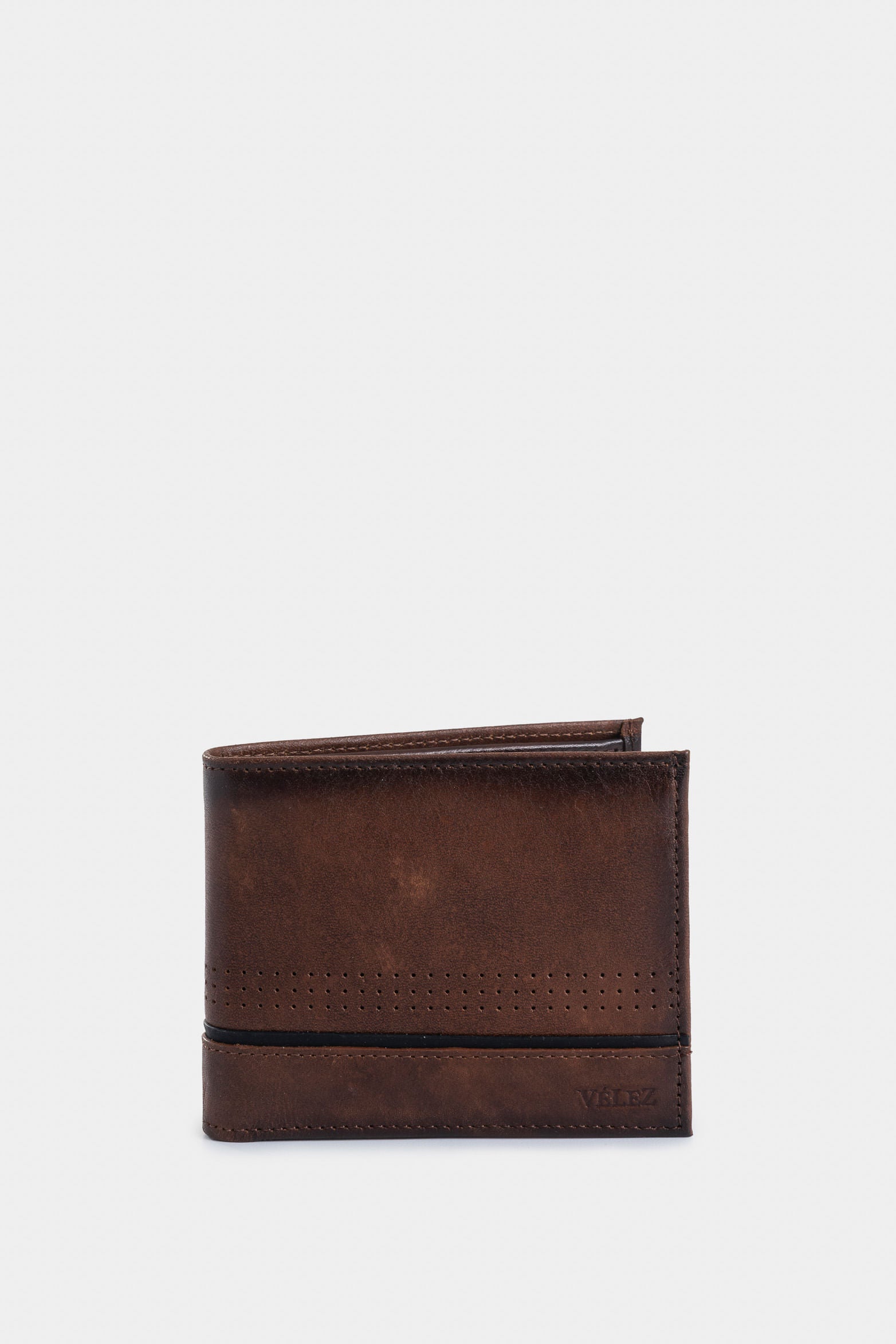 Kaleidos Leather Wallet for Men with Contrast Detail