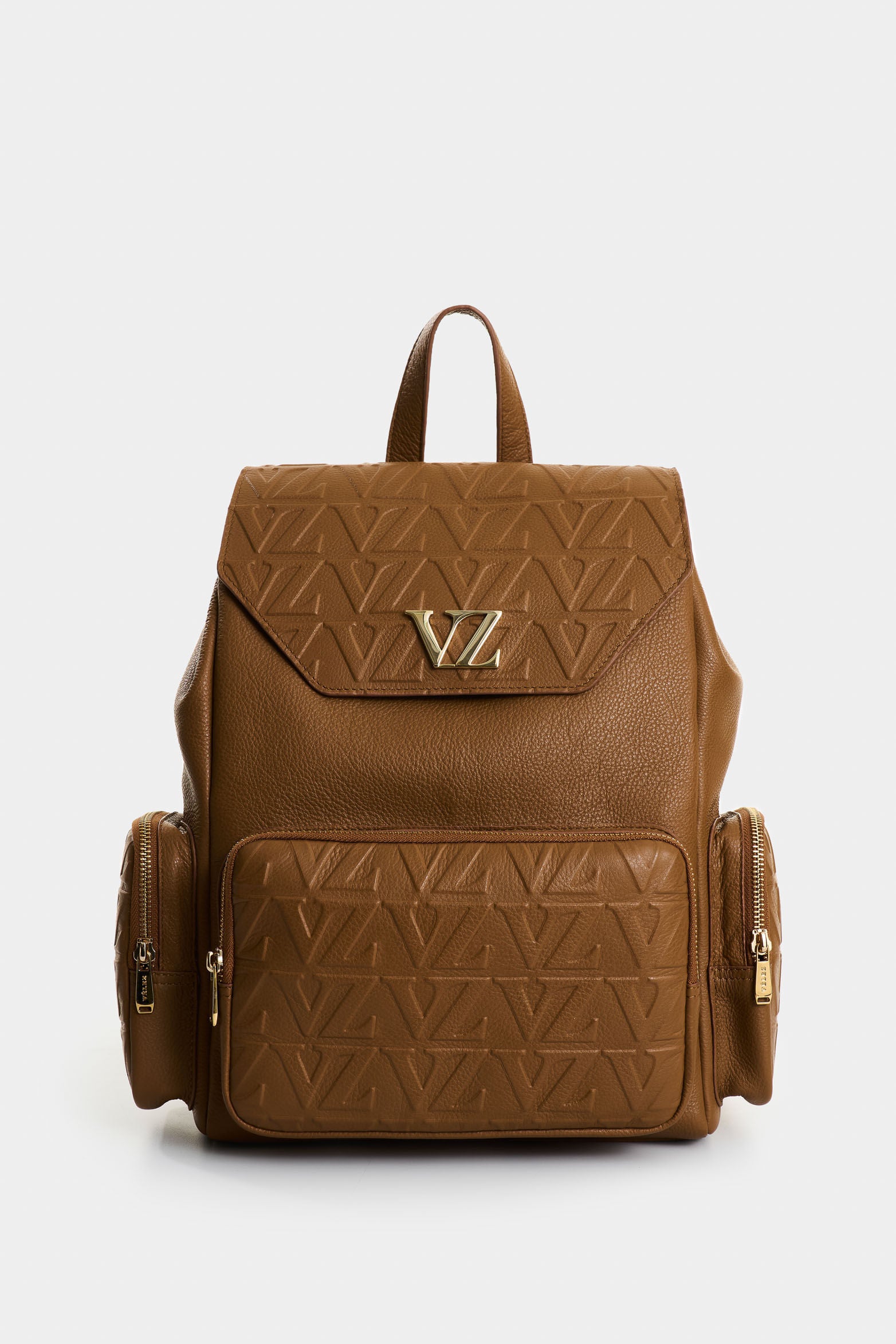 Silene Monogram Leather Backpack for Women