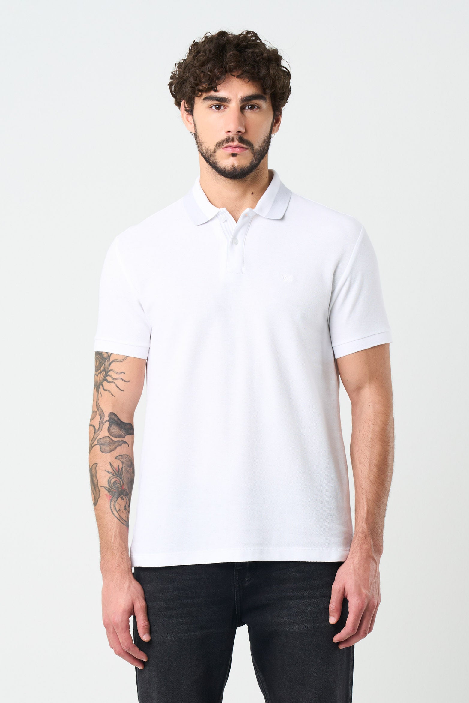 Short Sleeve Cotton Oroa Polo for Men