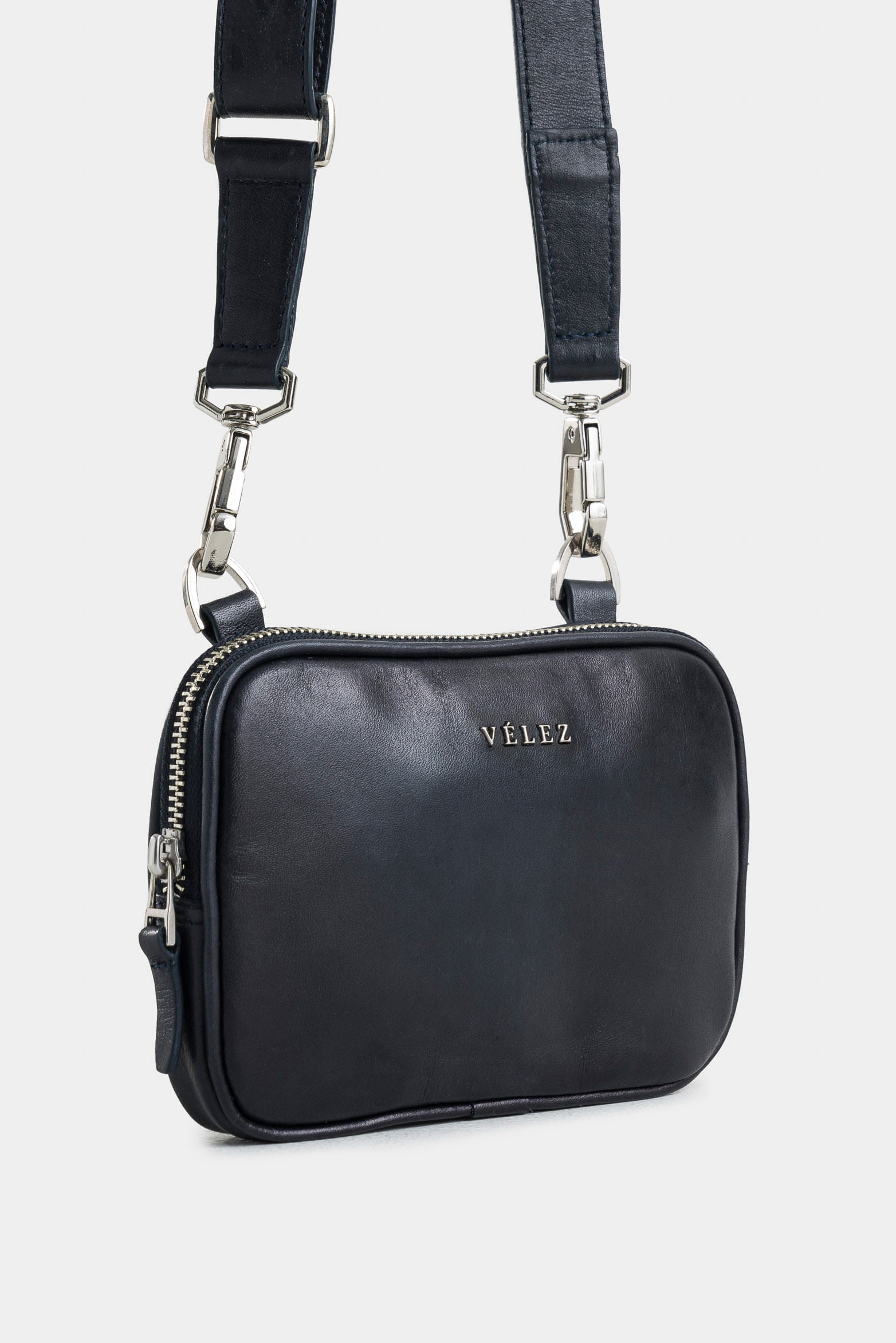 Lugano Mini Leather Hands-Free Bag for Men with Strap