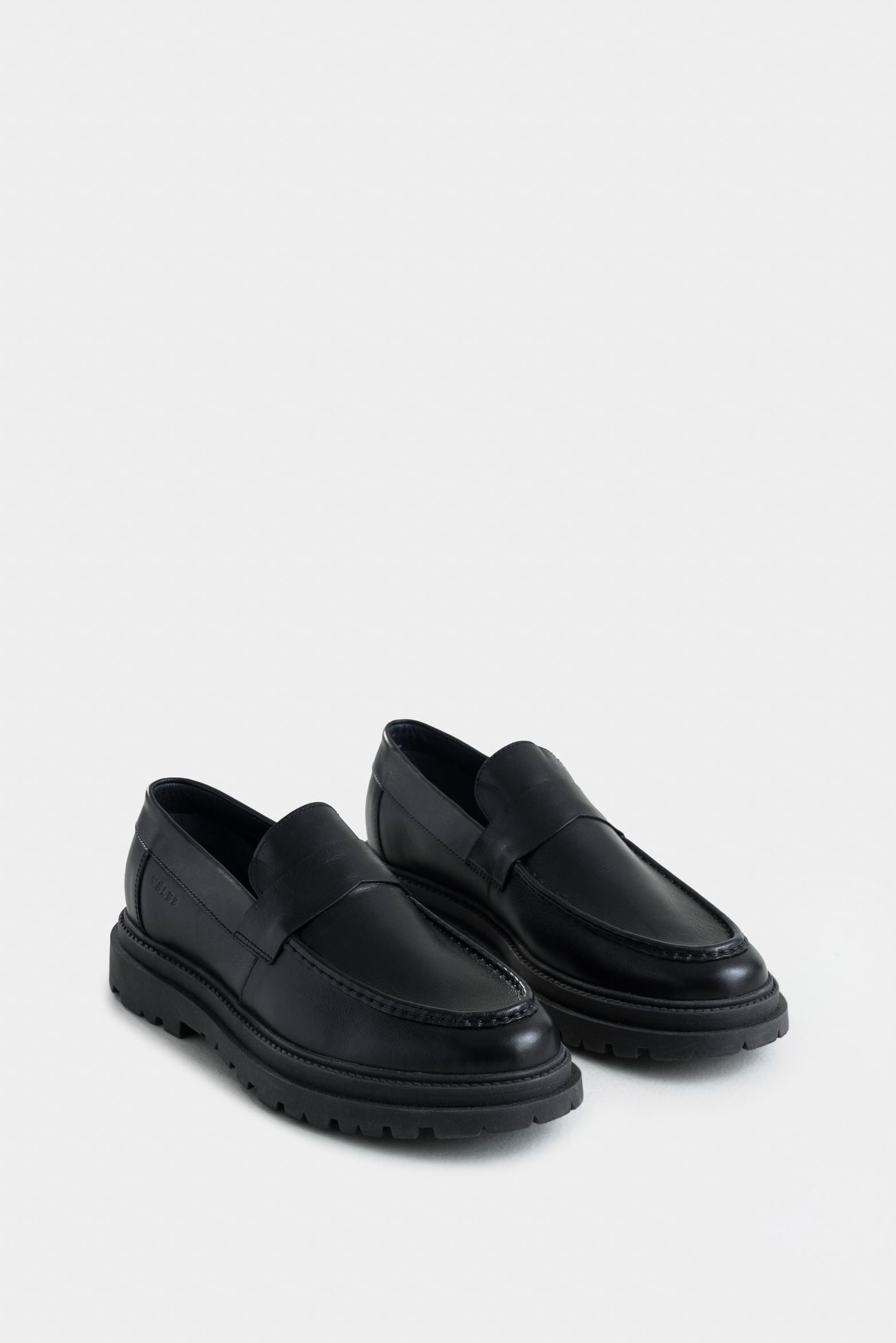 Sunny Leather Loafers for Women with Mask Detail