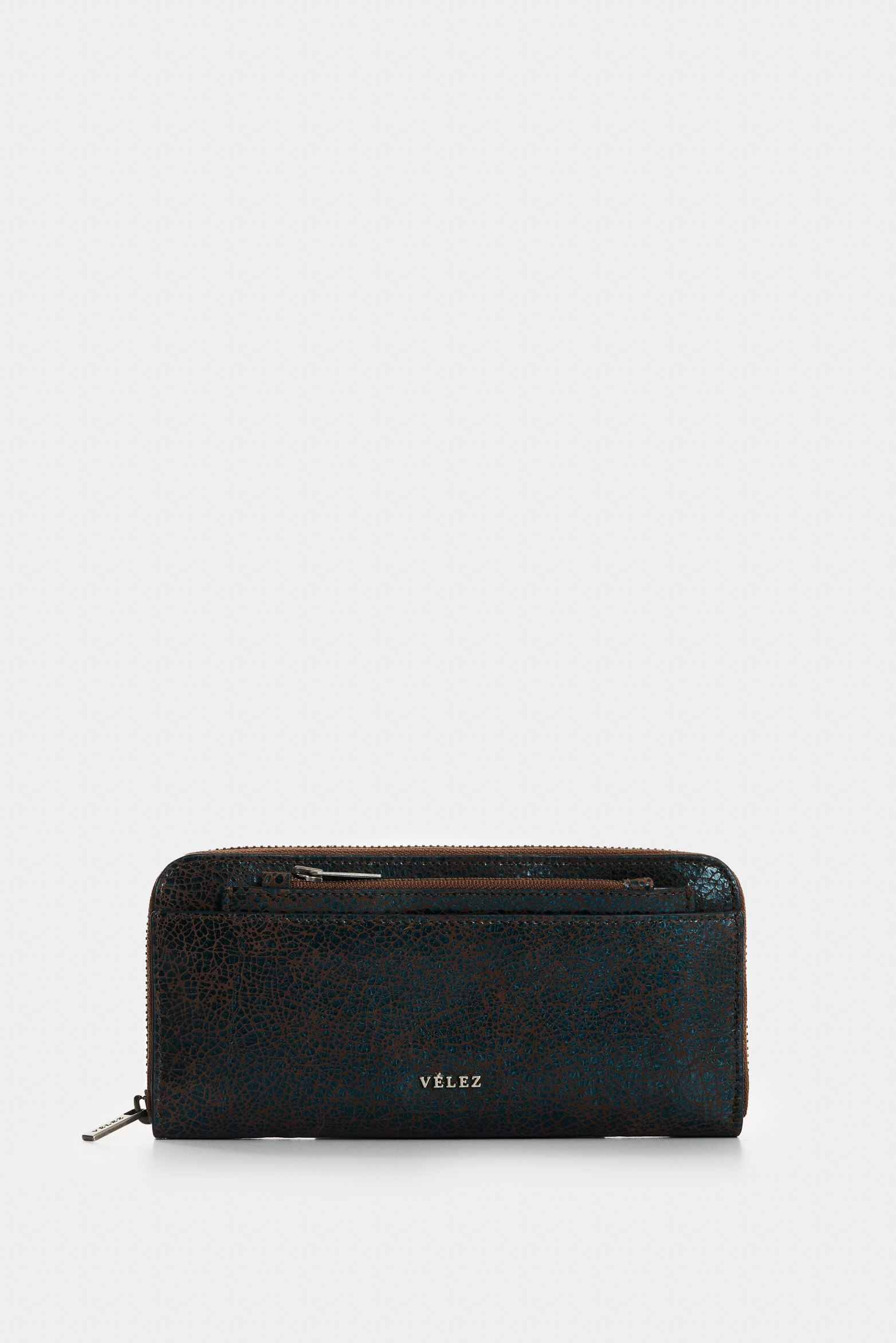 Women’s Esmeralda Folia Leather Checkbook Wallet