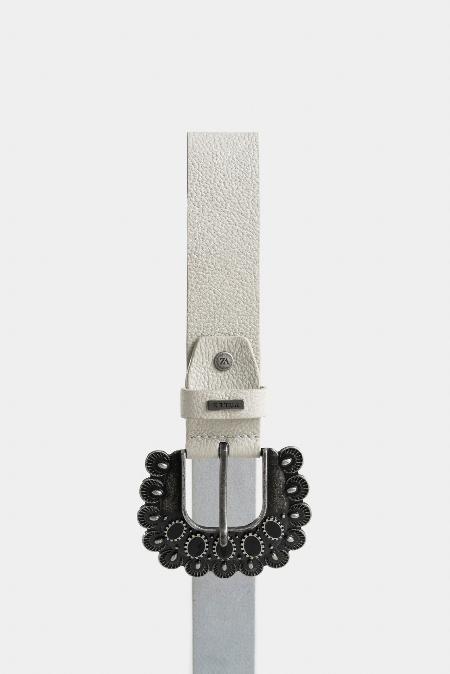 Mars Hexagonal Leather Belt for Women