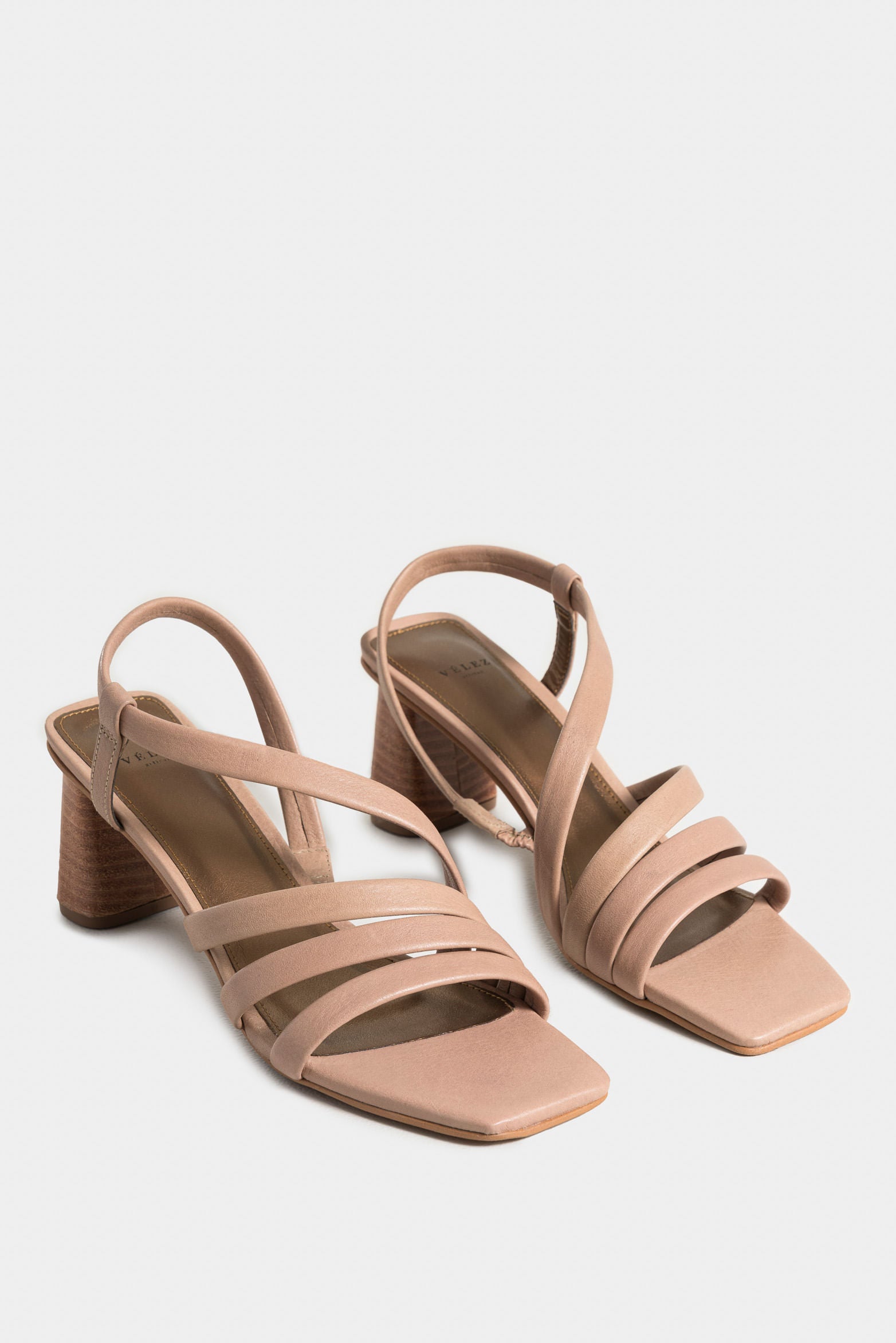 Women’s Gobi Smooth Leather Pump Sandal Straps