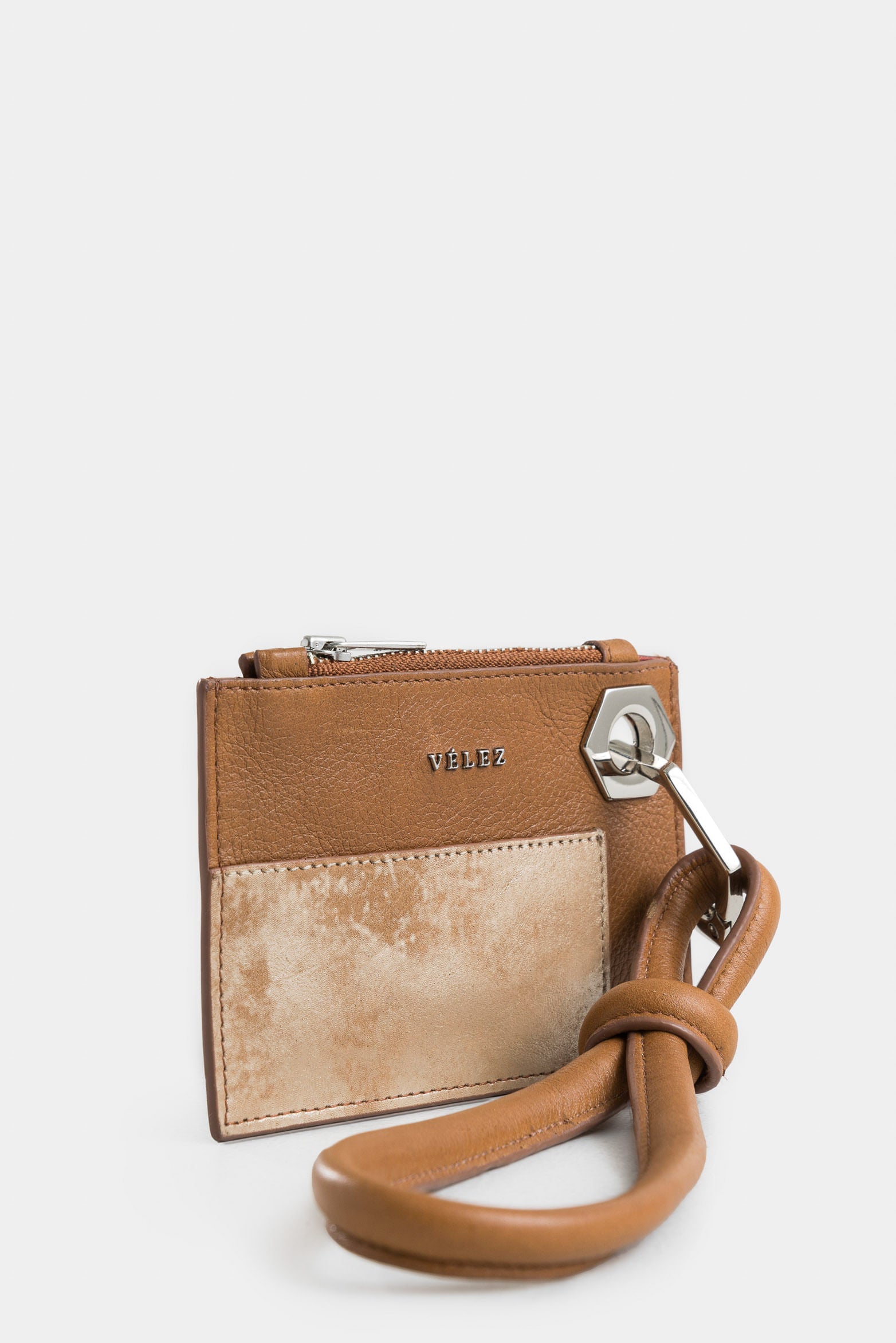 Elaine Leather Document Holder with Removable Handle for Women