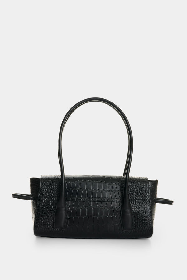 Men's Croco Leather Crossbody Bag