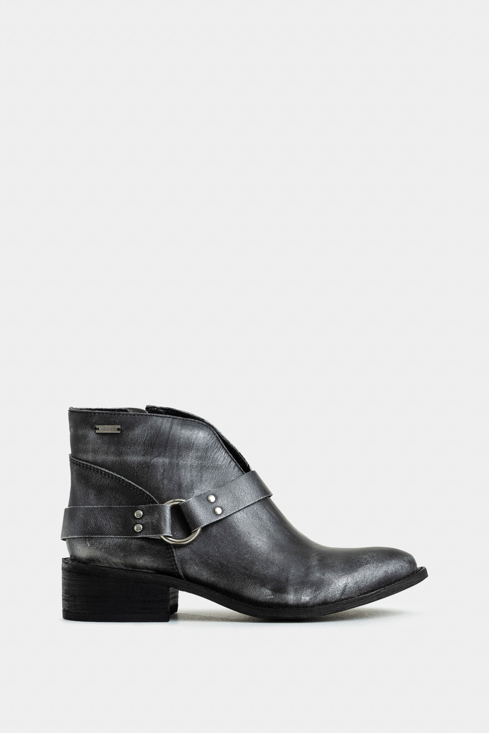 Azúcar Texan Ankle Leather Booties for Women with Stirrup Detail