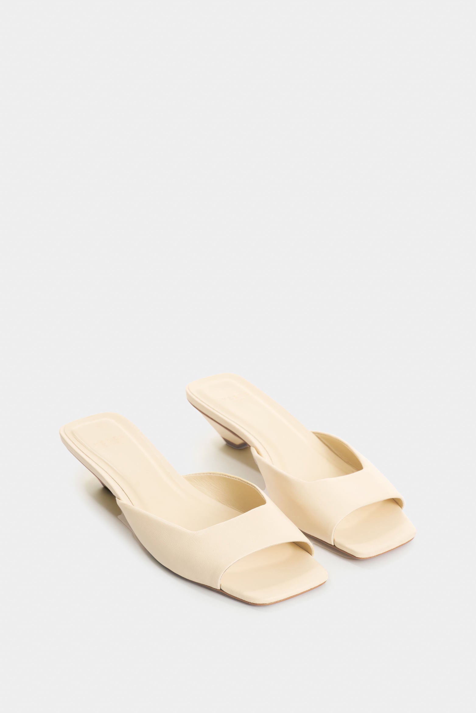 Marquee White Leather Heeled Sandals for Women