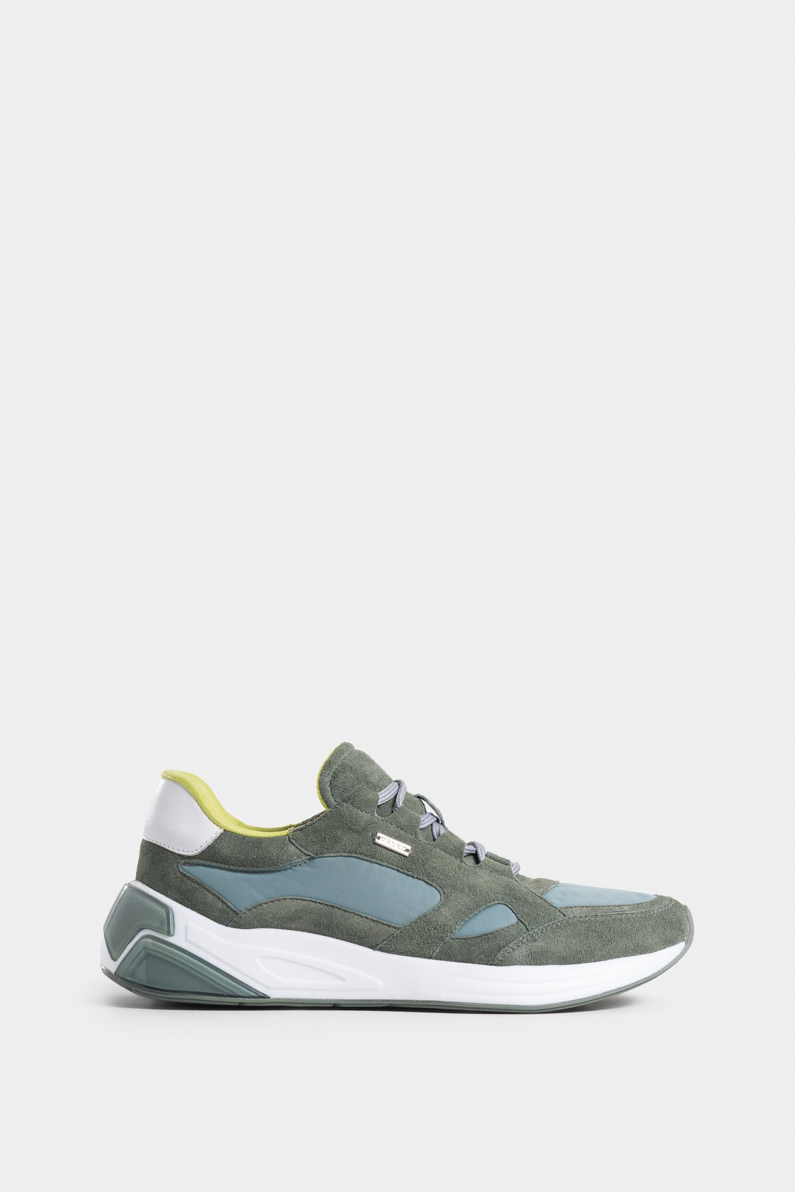 Urban Silhouette Suede and Canvas Sneakers for Women