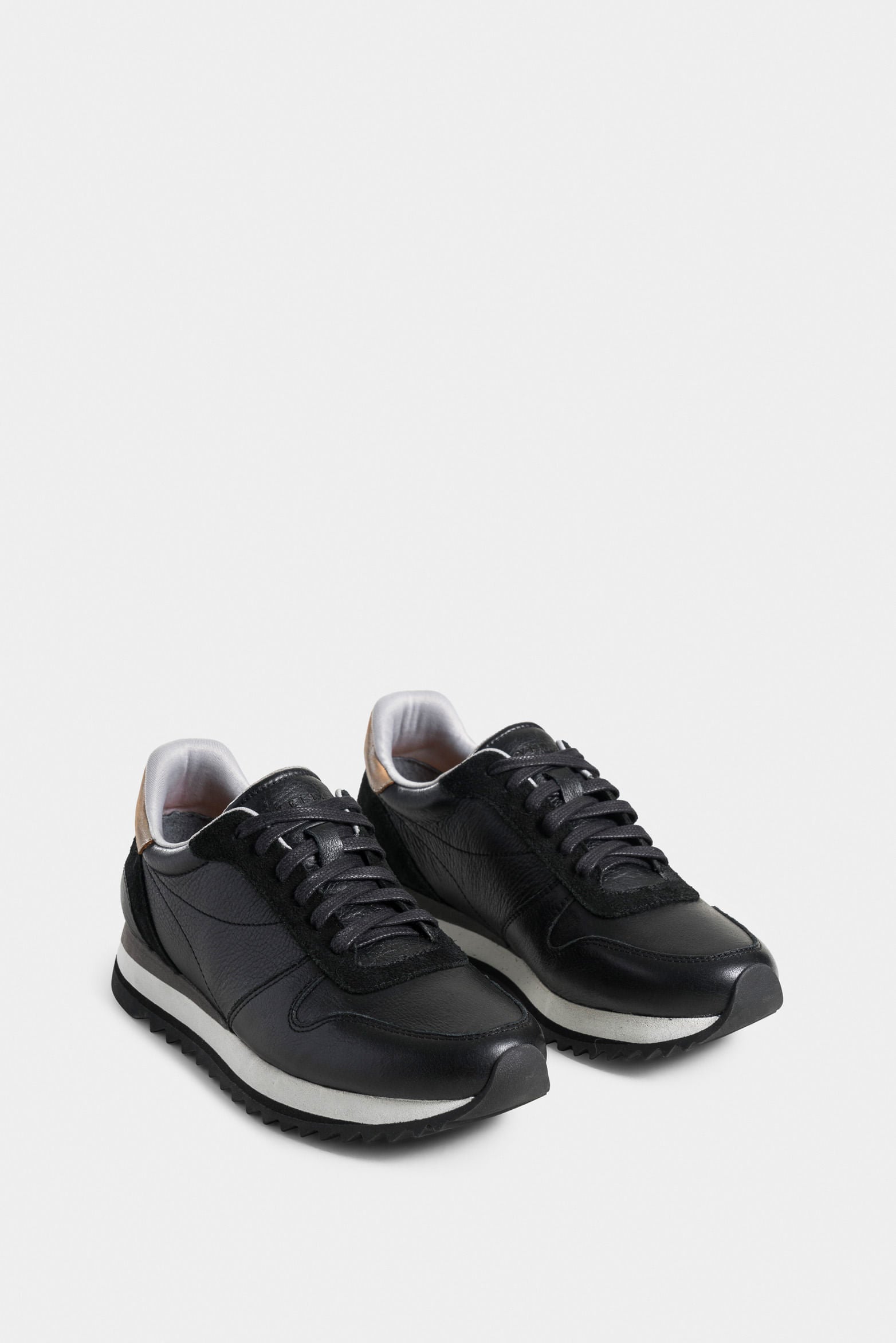 Plankton Leather Sneakers for Women with EVA Sole