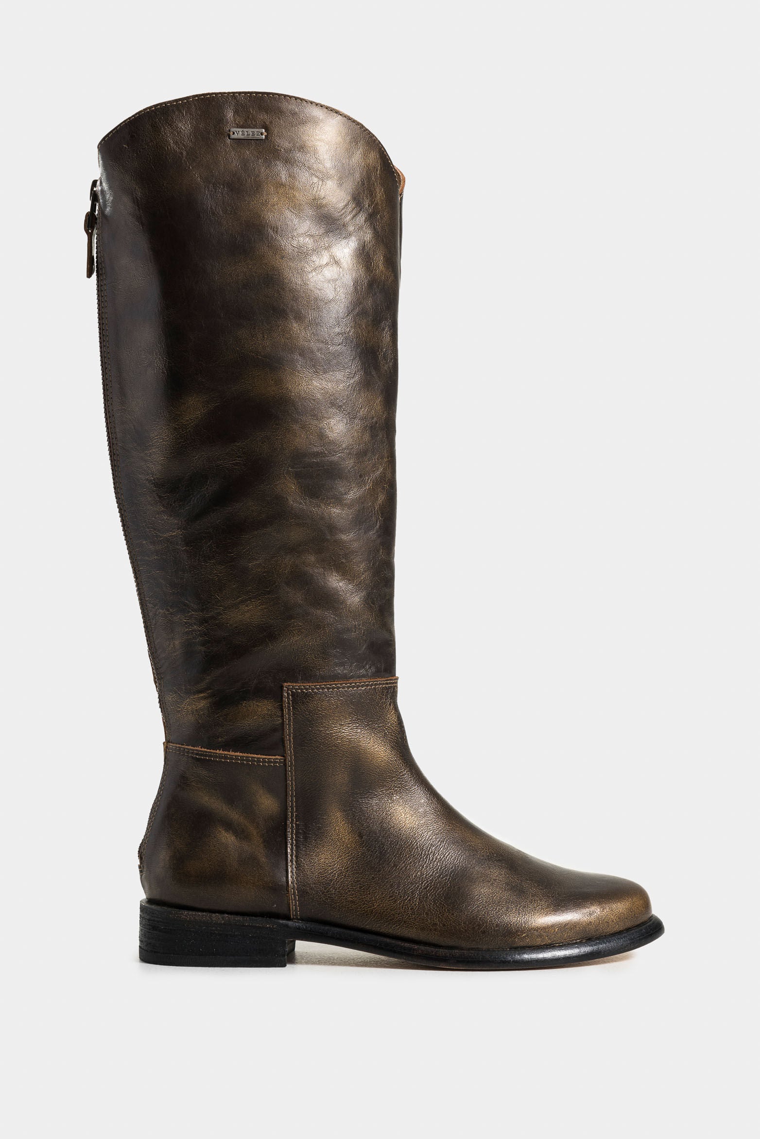 Kalahari Folia Leather Boots for Women with Equestrian Inspiration