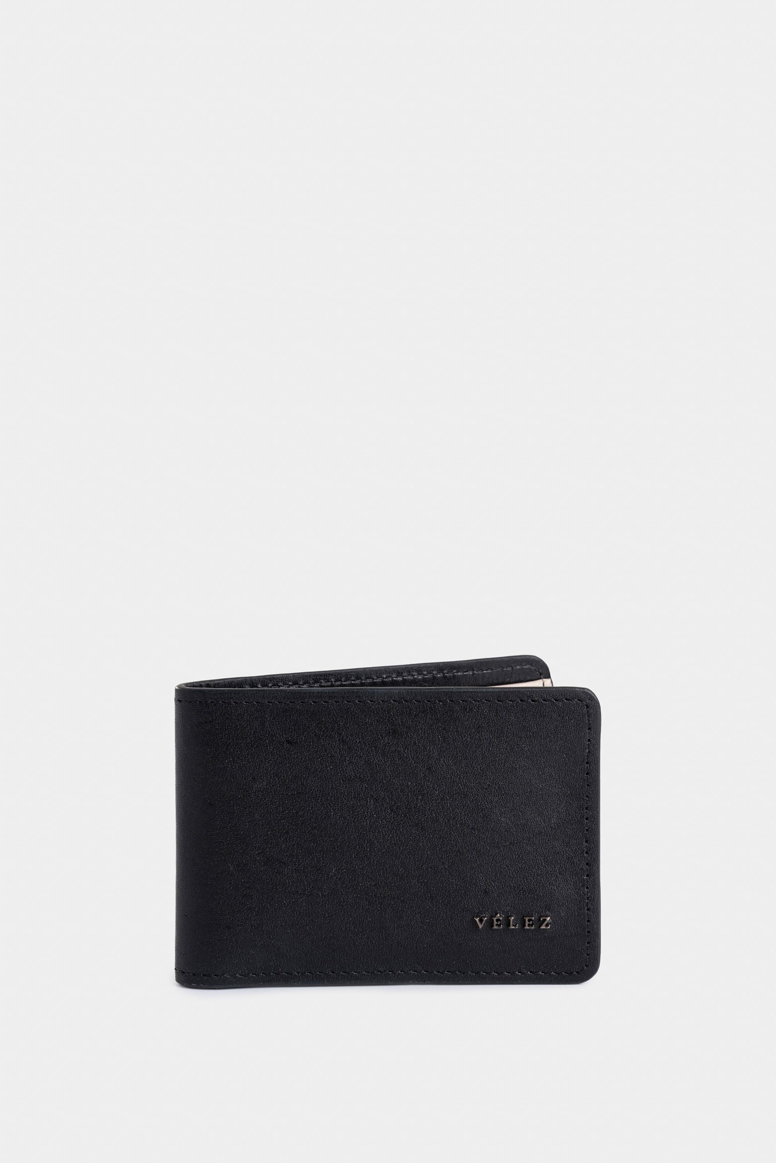 Yucatán Leather Wallet for Men Contrast Detail