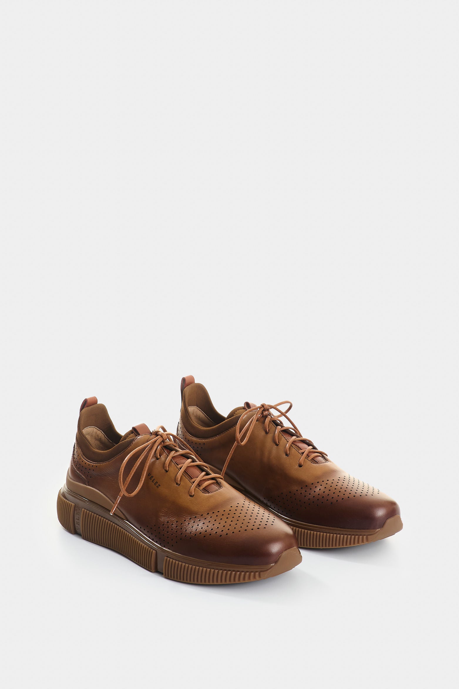 Aria Leather Lace-Up Shoes for Men