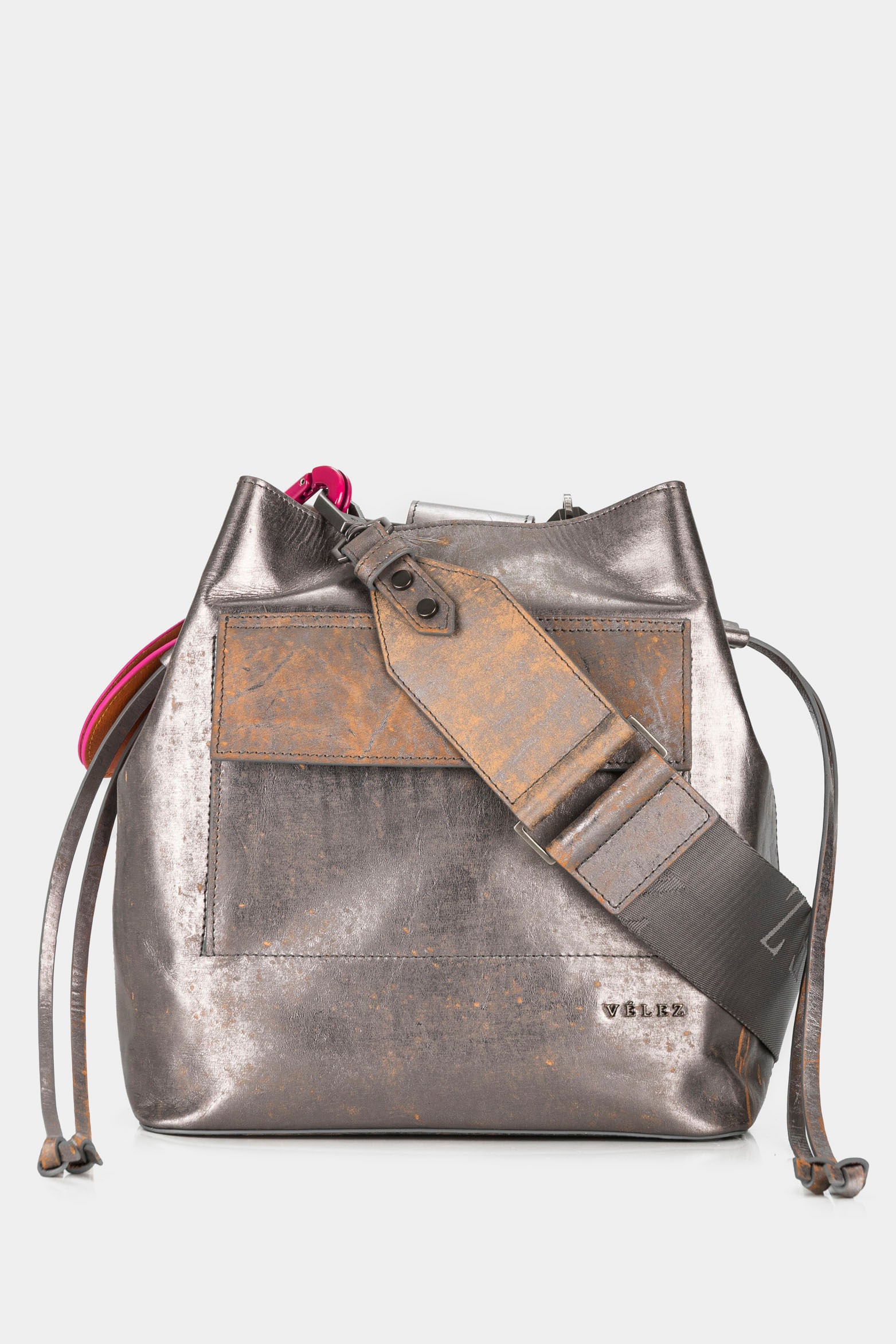 Women’s Santa Clara Shoulder Handbags Handbags in Metallized Leather