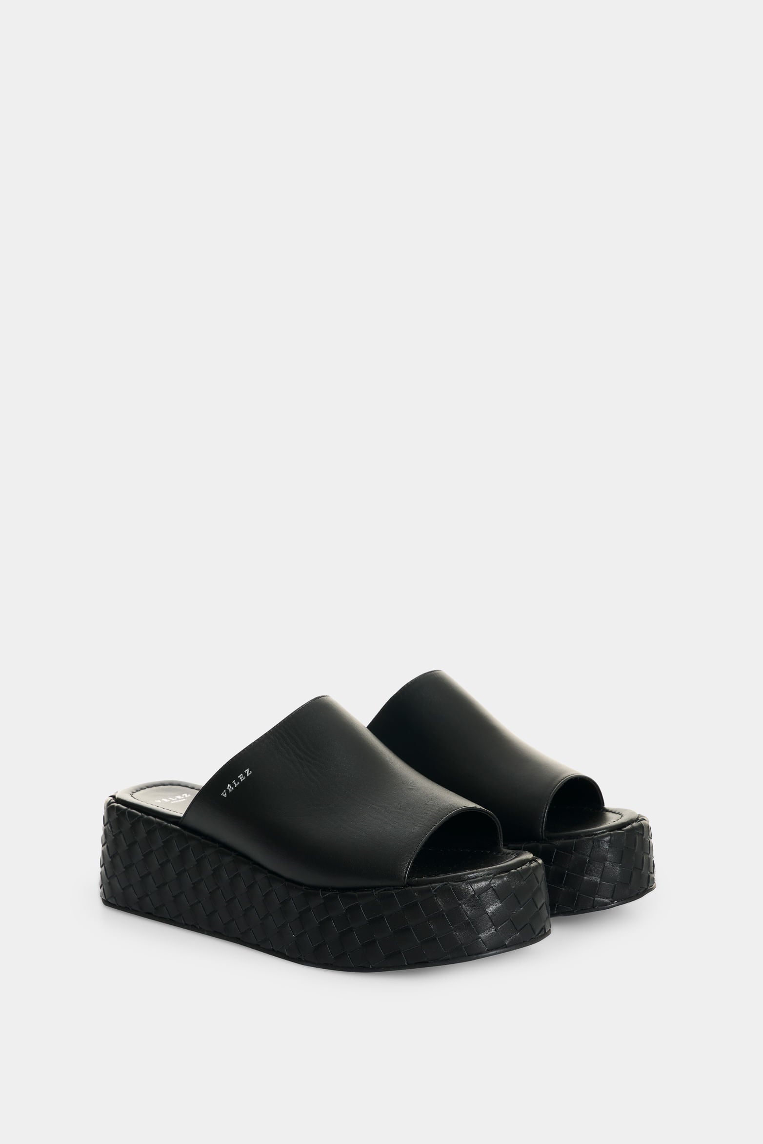 Leather heeled sandal for women Orquidea