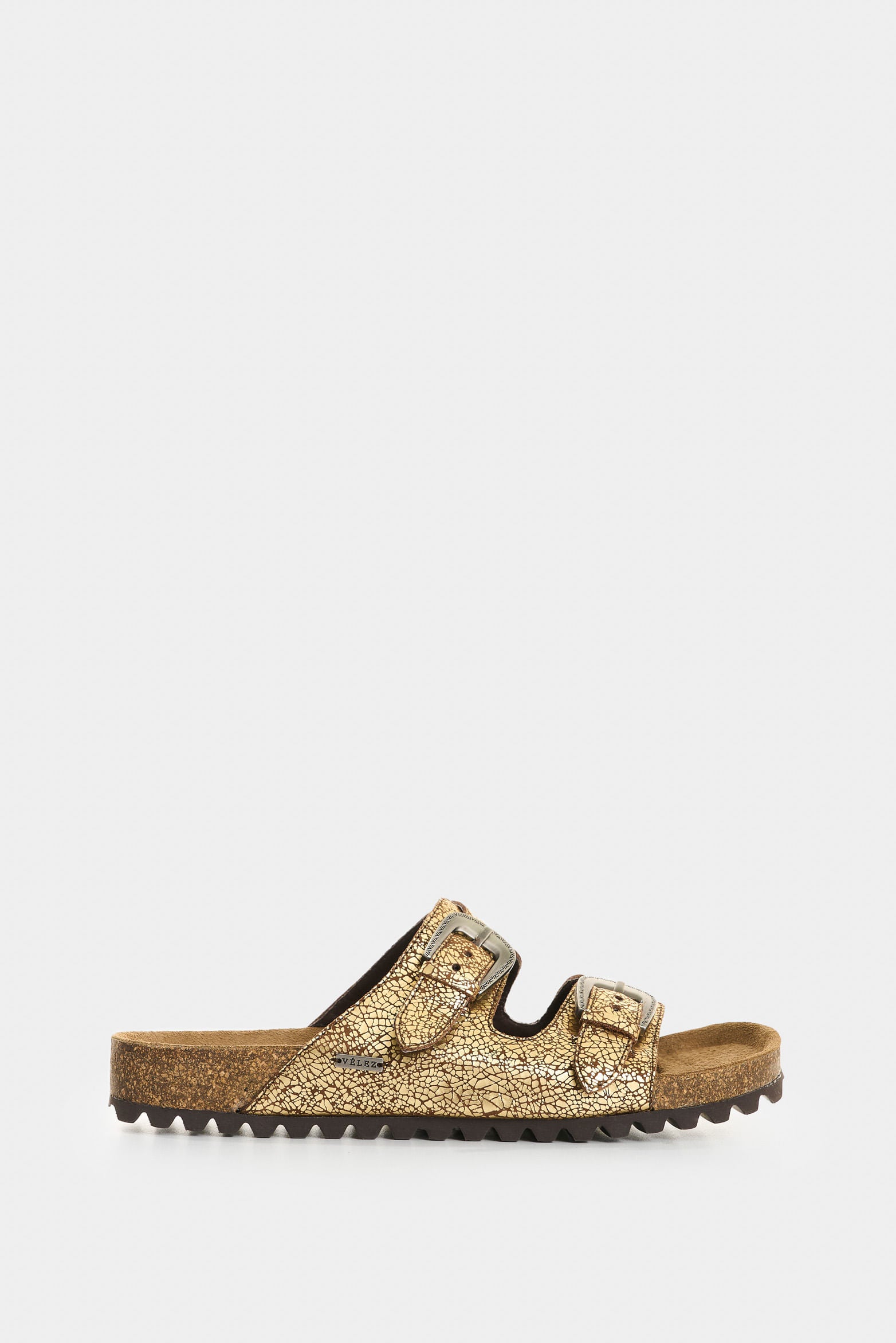 Folia Leather Flat Sandals for Women Misti