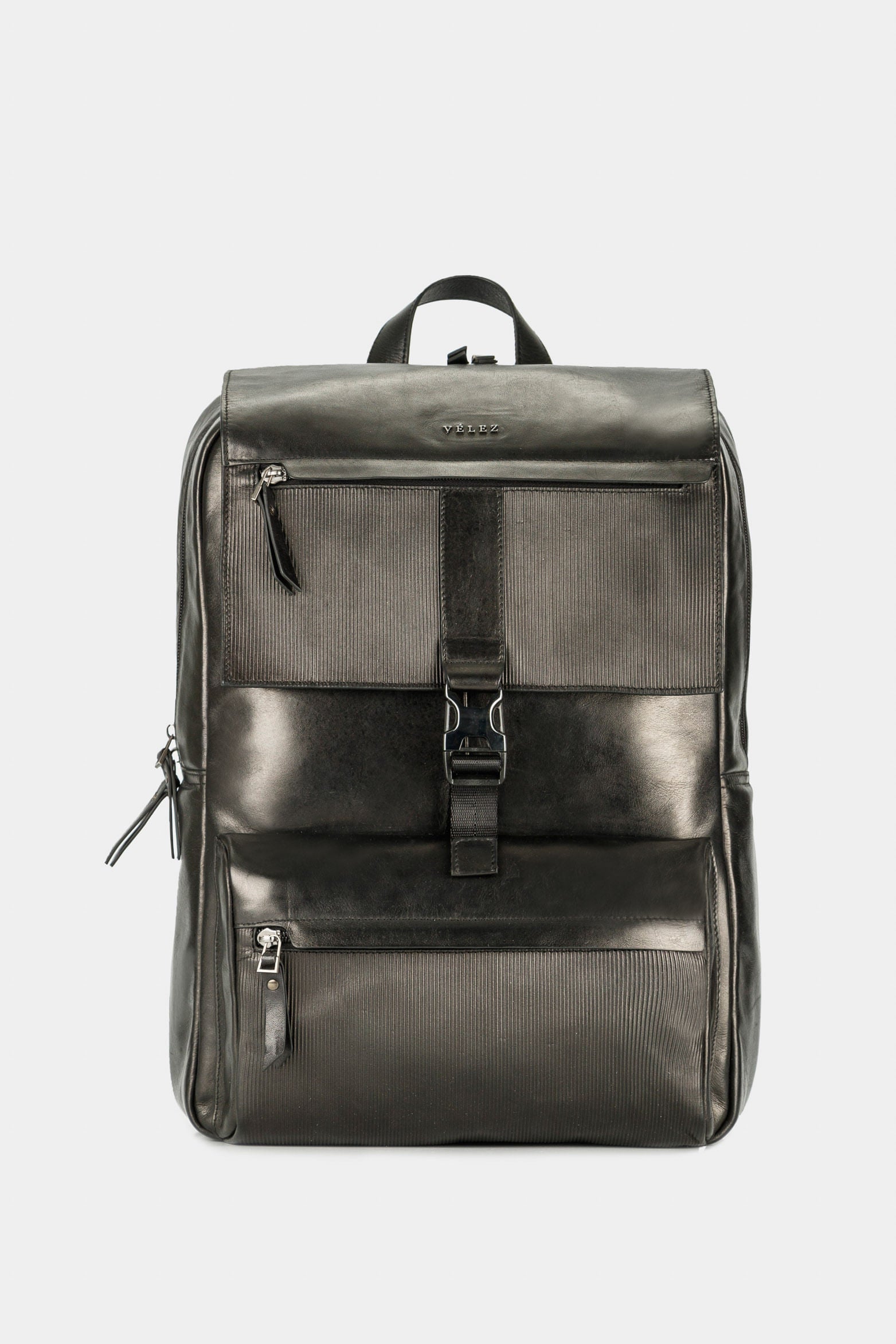 Line Leather Backpack