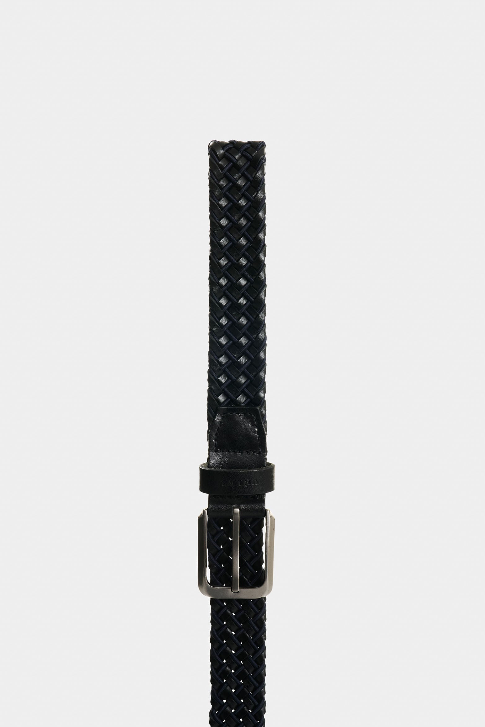 Bruma single-face braided leather belt for men