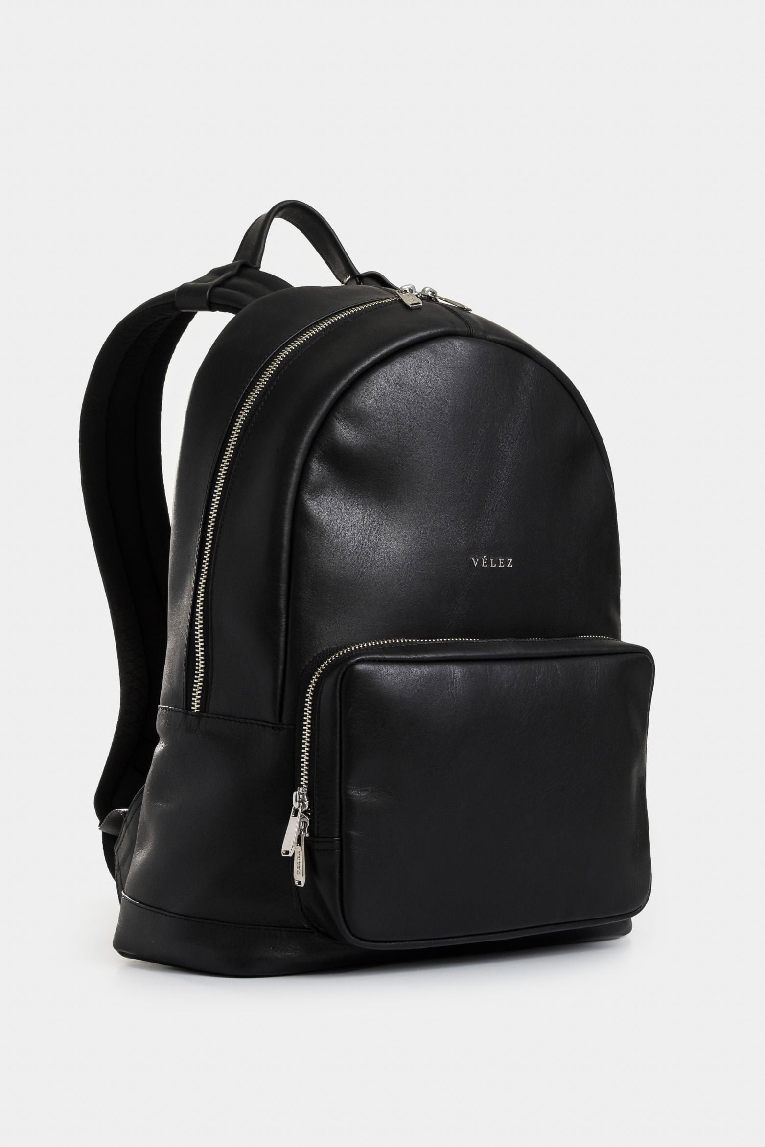 Brumia structured leather backpack for women