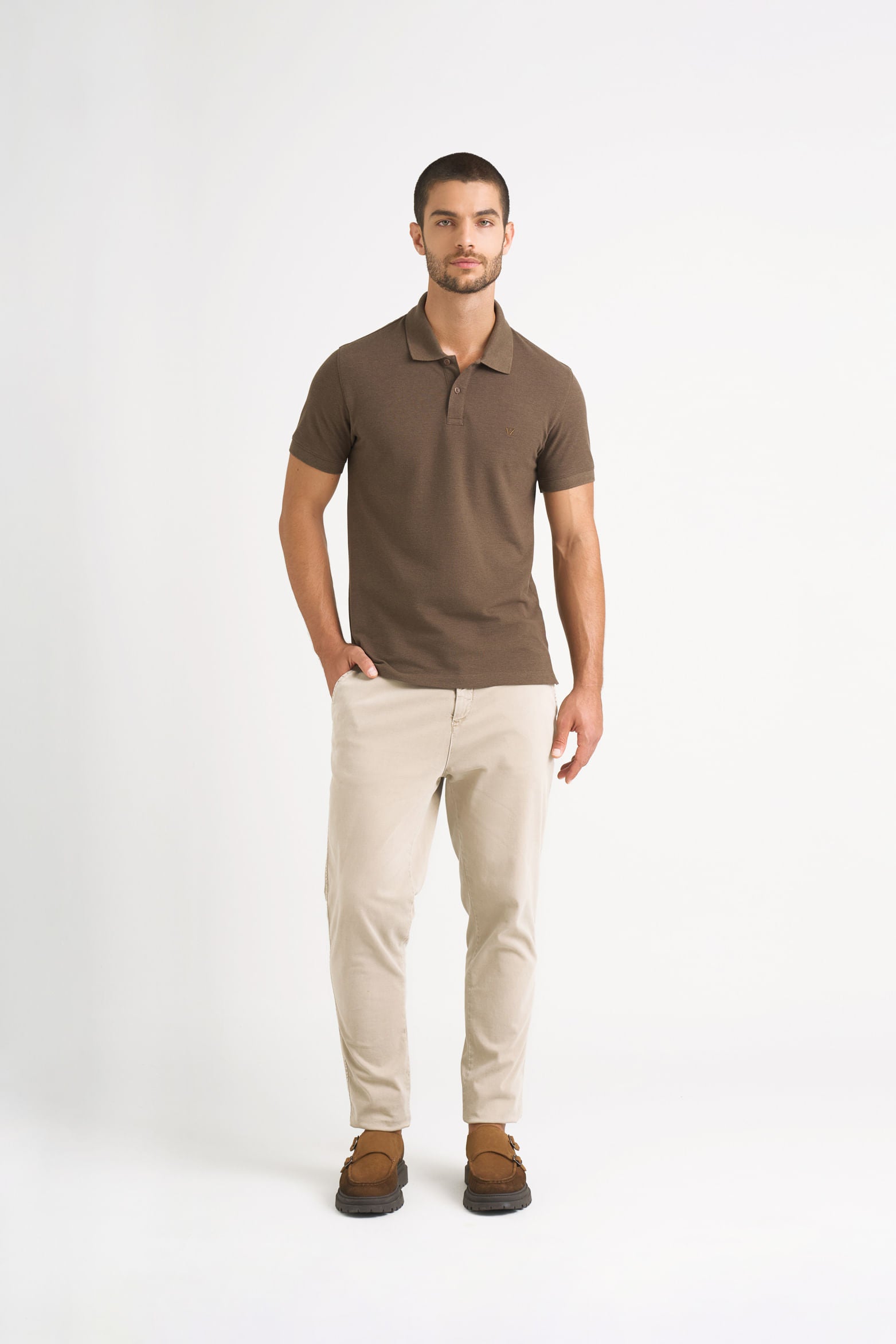 Helios Semi-Fit Piqué Polo for Men