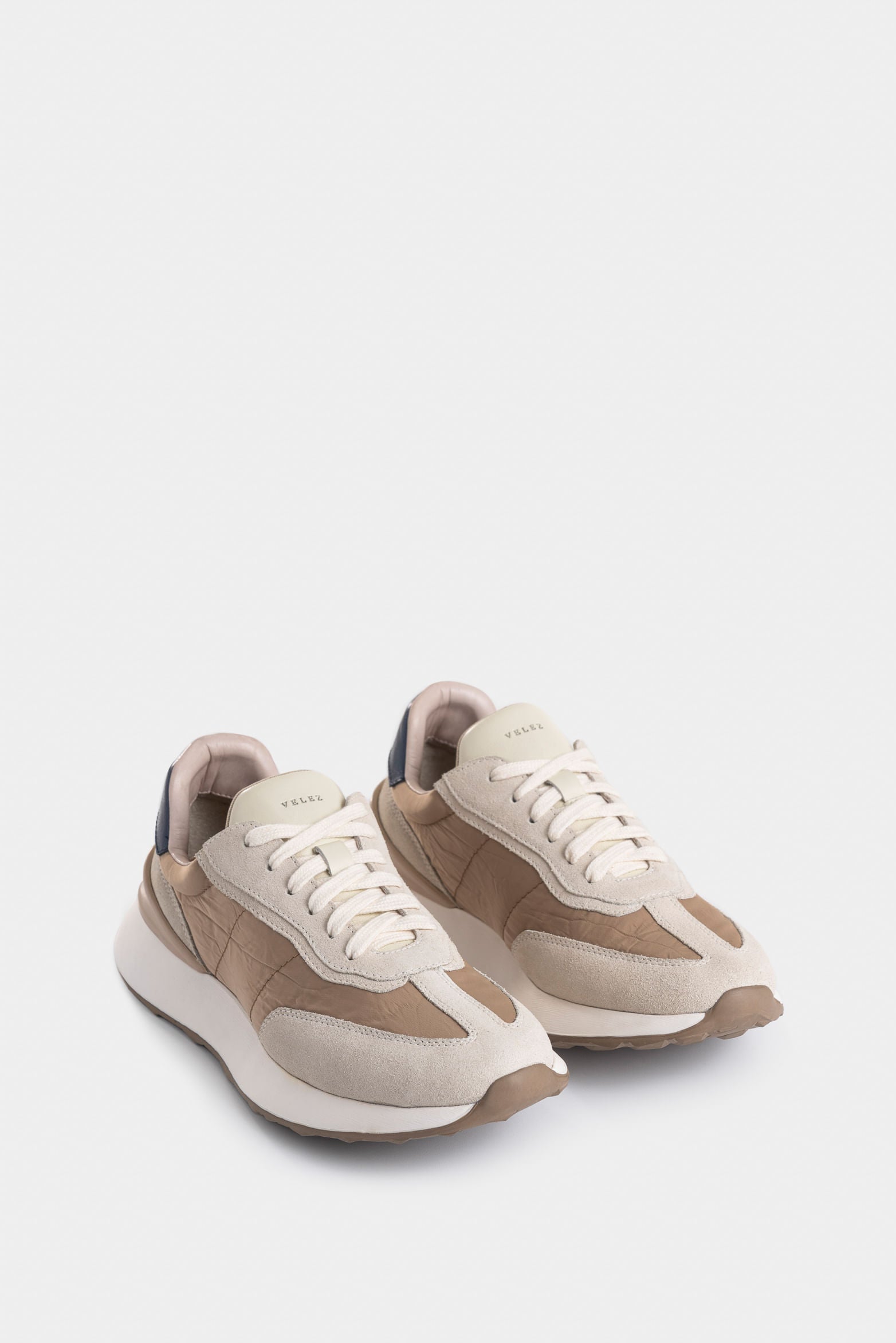 Sereno Sneakers in Canvas and Leather Sports Style