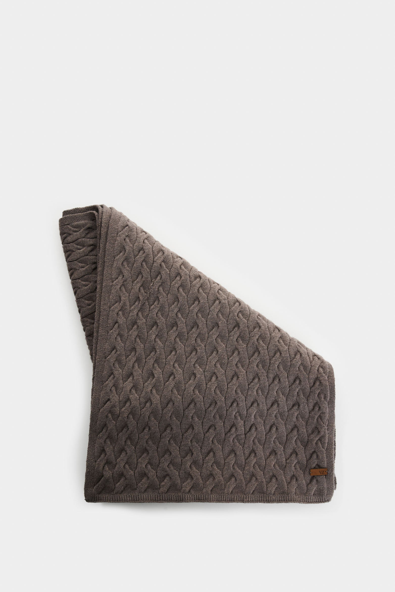 Ribbed Broza woven scarf for men