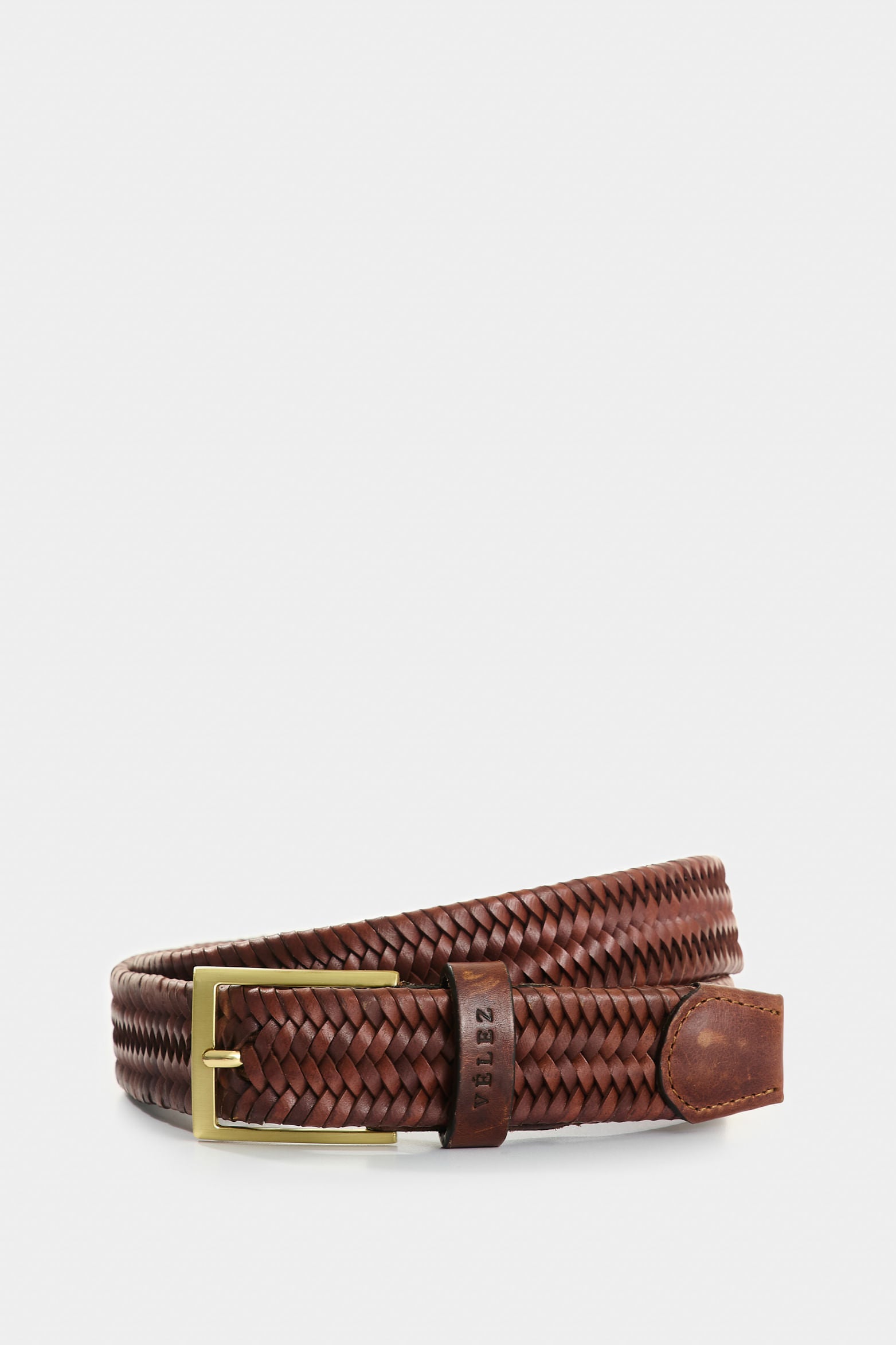 Ciro Single Sided Braided Leather Belt for Men