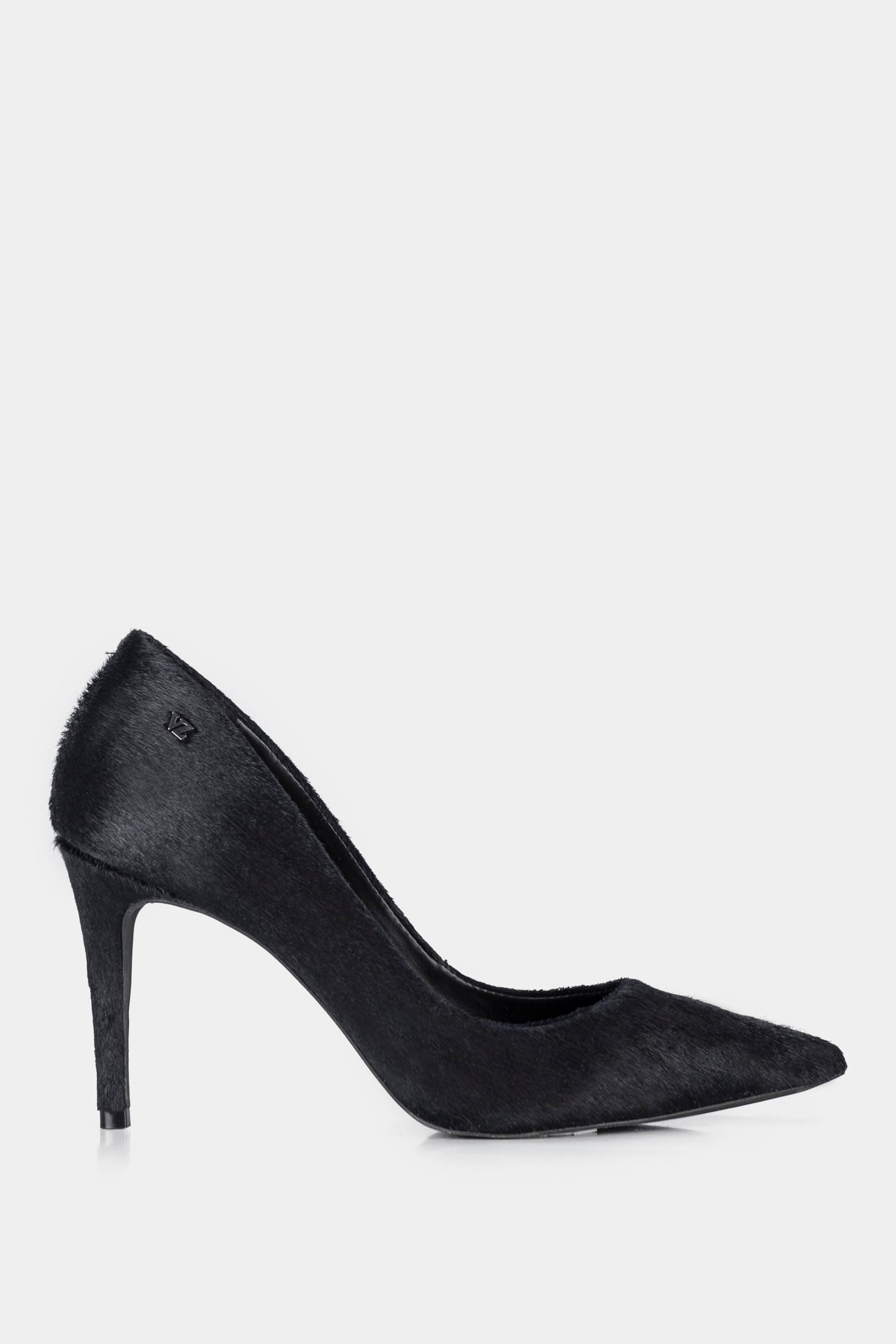 Women’s Morocco Pump in Black Leather with Pointed Toe