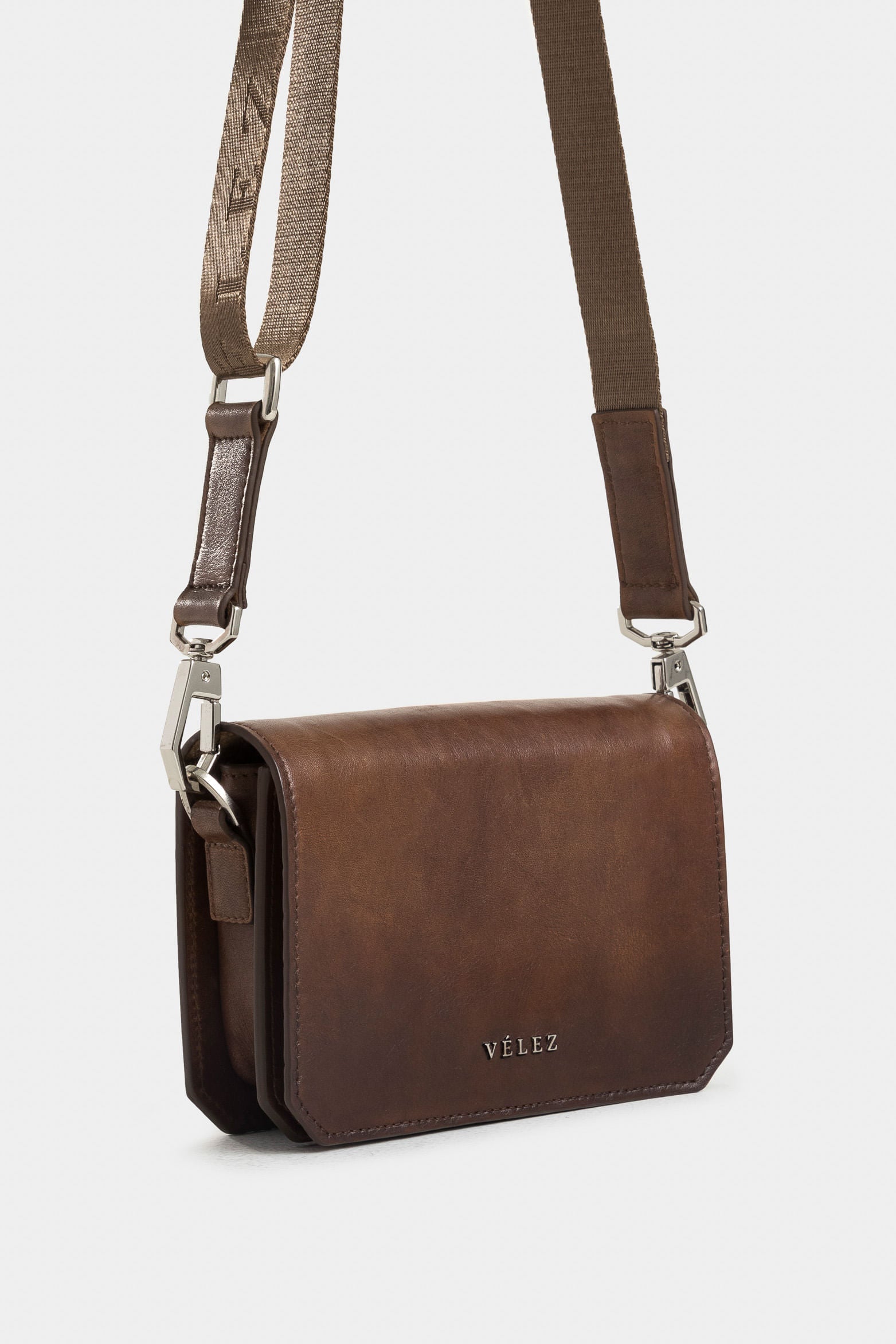 Mini Garniel Leather Sling Bag for Men, Esparto Finished