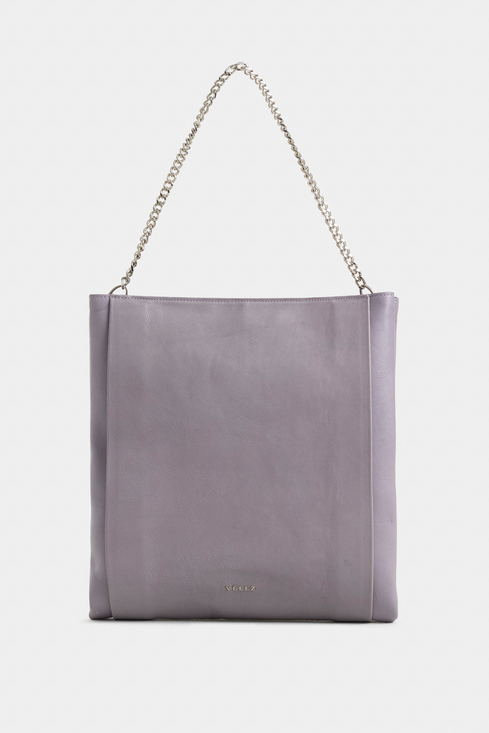 Caltha Leather Shopping Bag for Women with Metal Handle