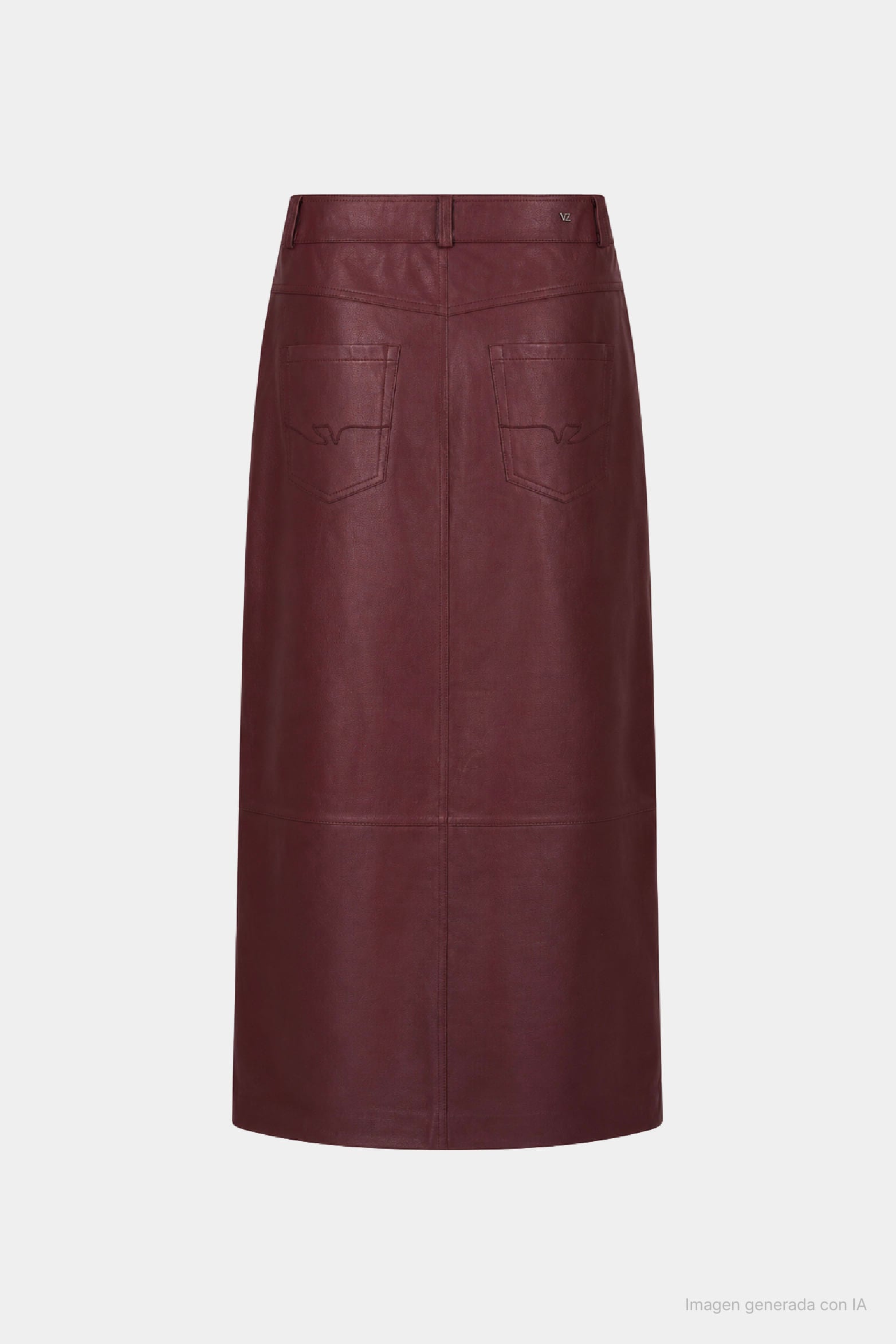 Cayena Leather Maxi Skirt for Women
