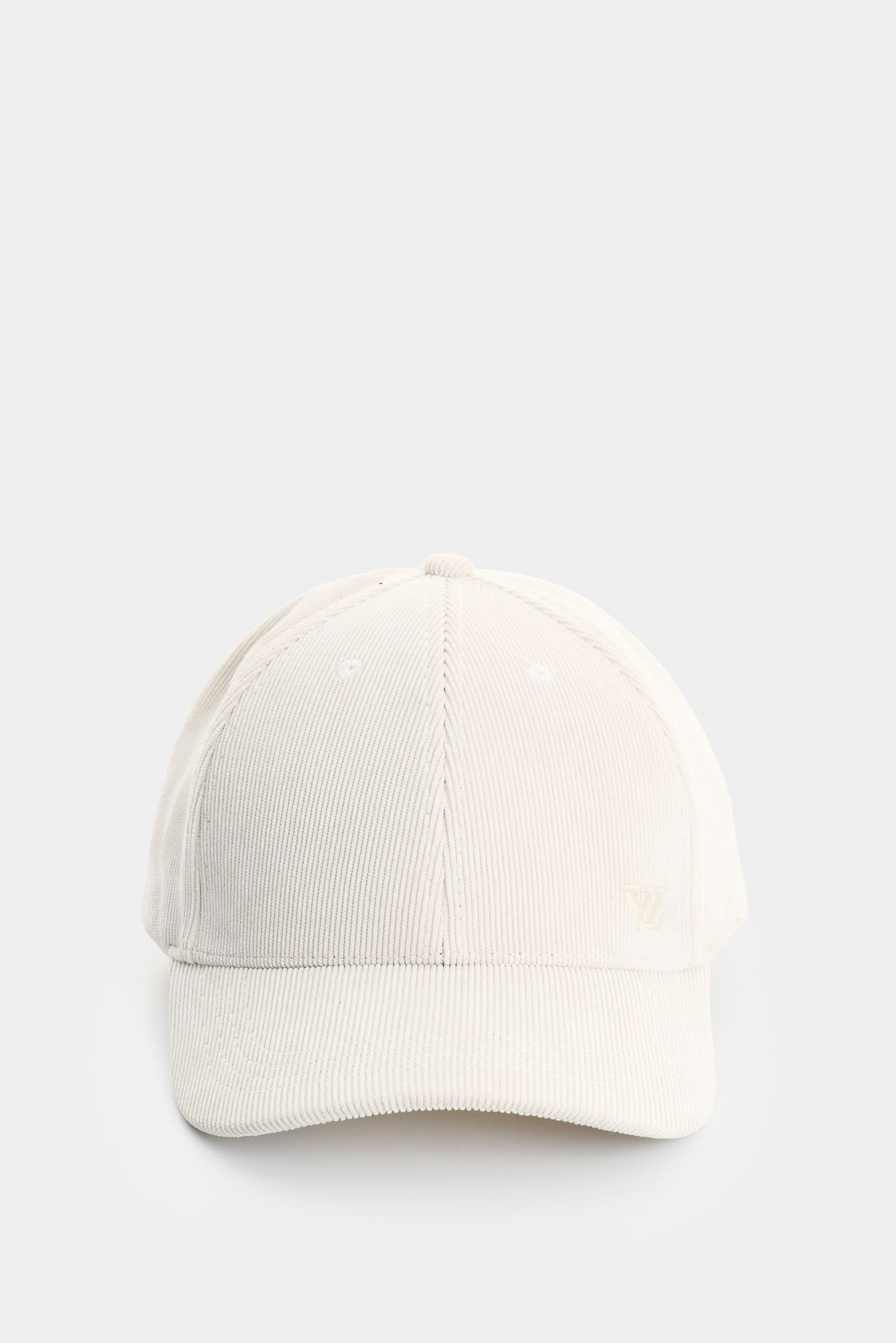 Borges 2 trucker cap in corduroy for men with curved brim