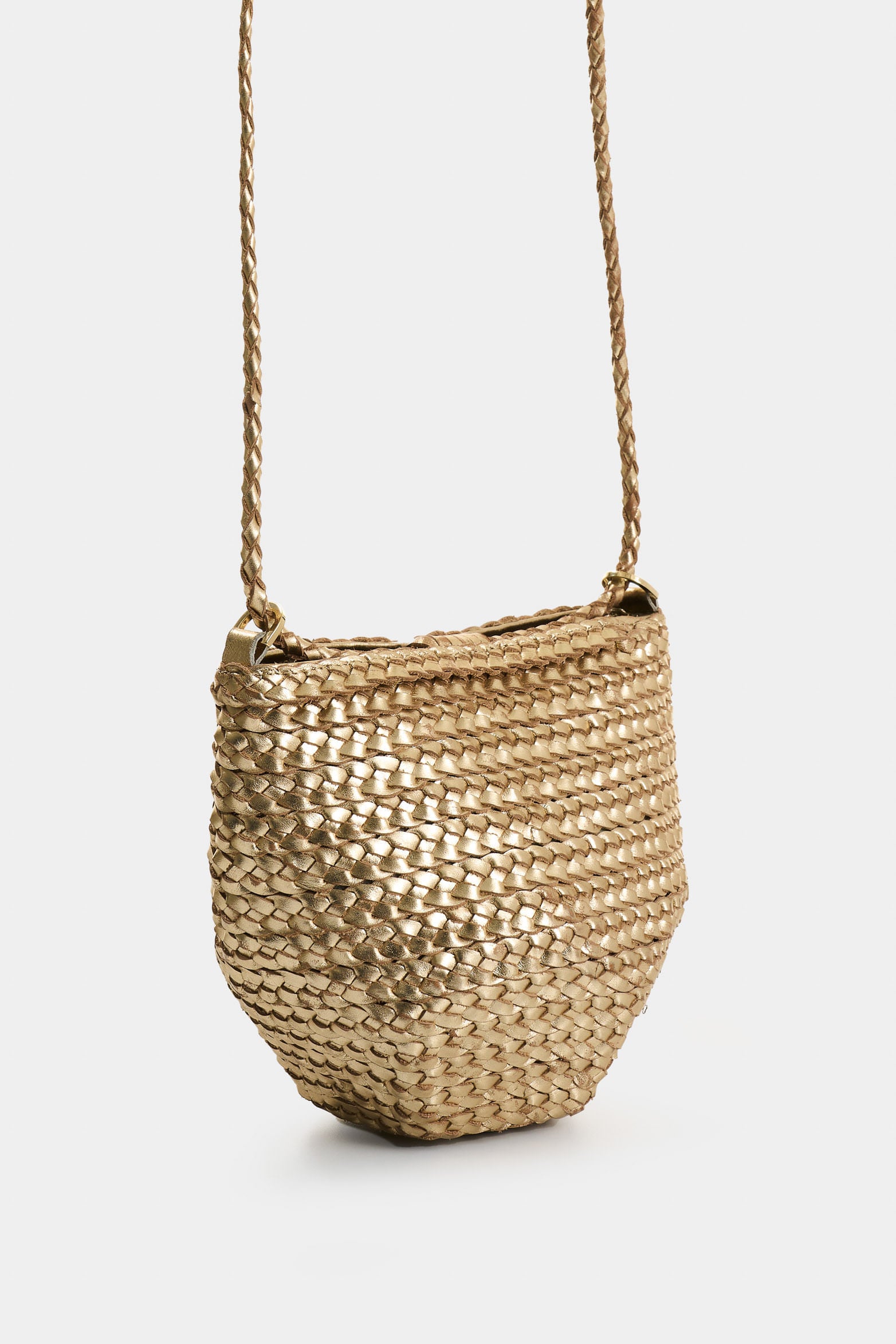 Gatsby Braided Leather Crossbody Bag for Women