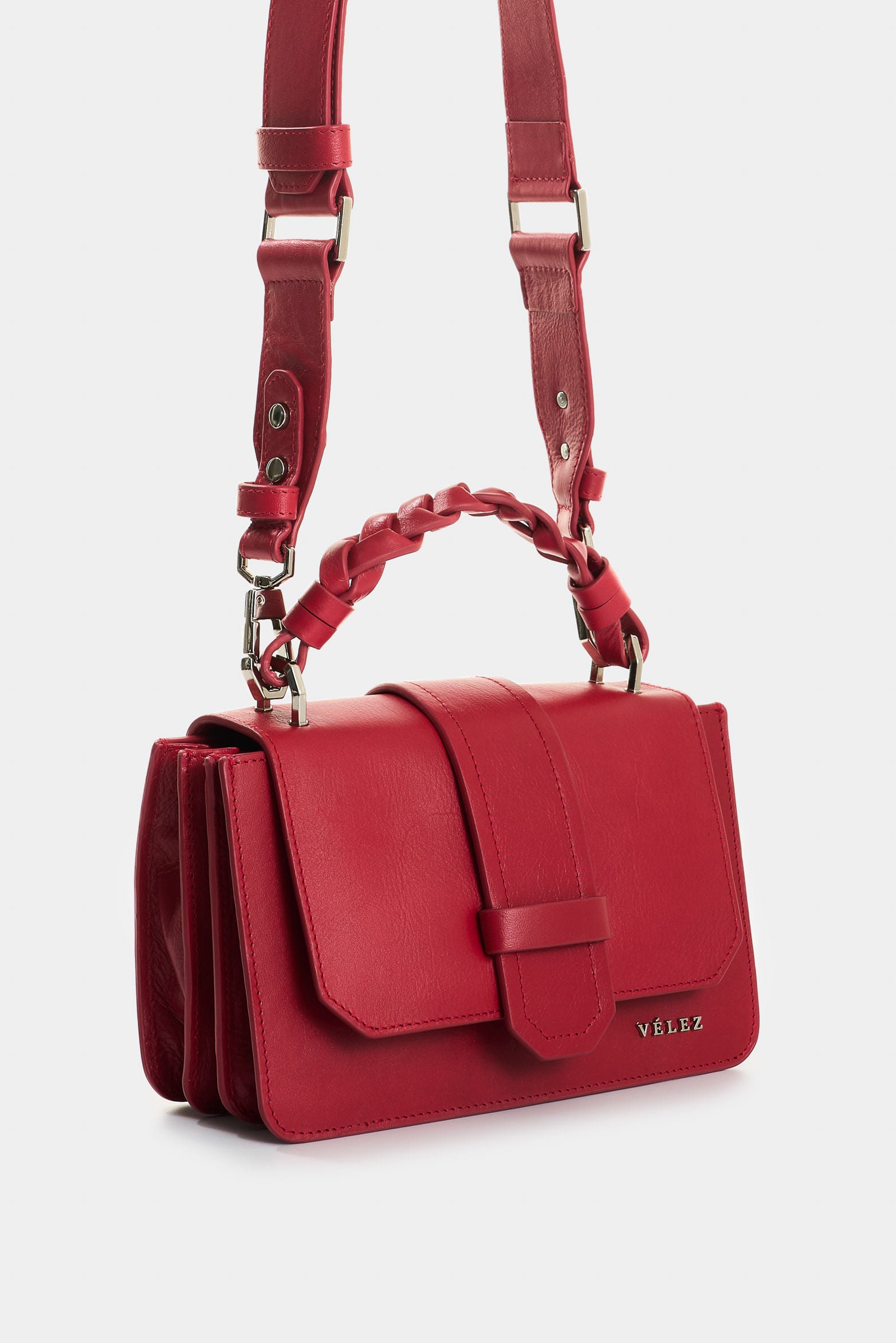 Women’s Garniel Leather Crossbody  Braided Handle