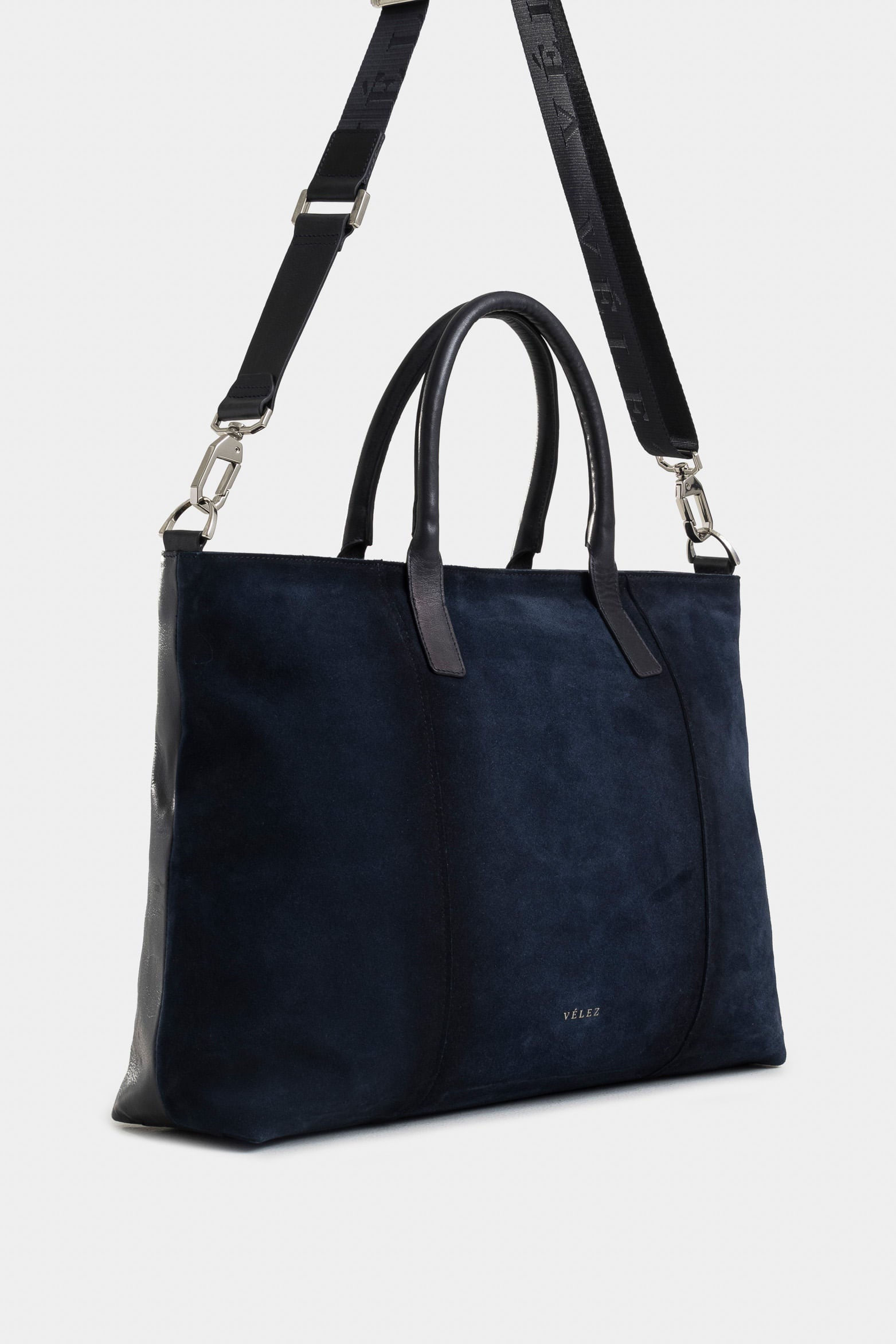 Essential Shopping Leather Bag 2 for Men, Suede Finish