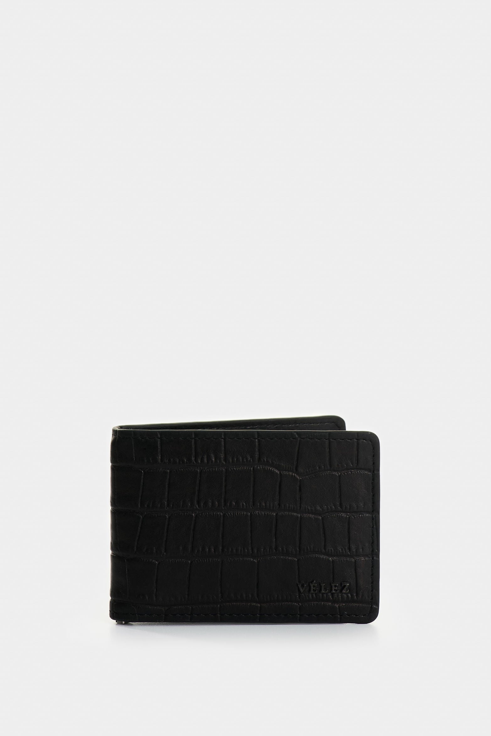 Men's Ópalo Leather Billfold with Texture