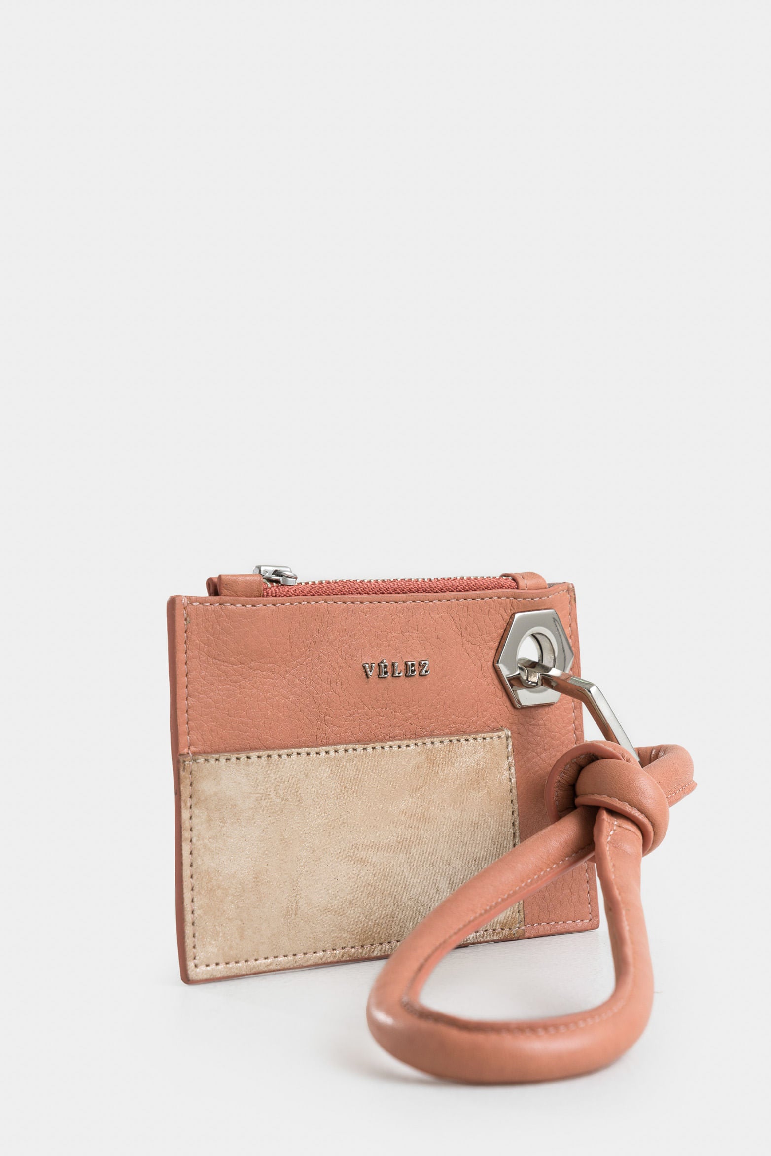 Elaine Leather Document Holder with Removable Handle for Women