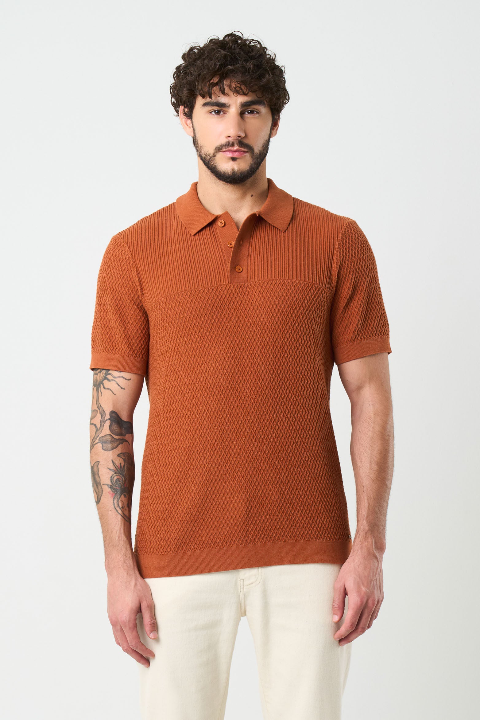 Men’s Tessa Short-Sleeve Knit Polo