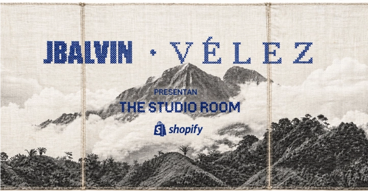 J Balvin and Vélez present The Studio Room, hosted by Shopify