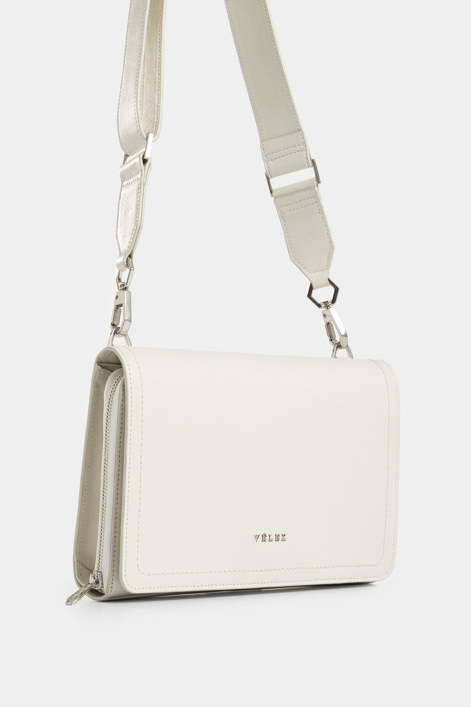 Abi Glossy Leather Bowling Bag for Women