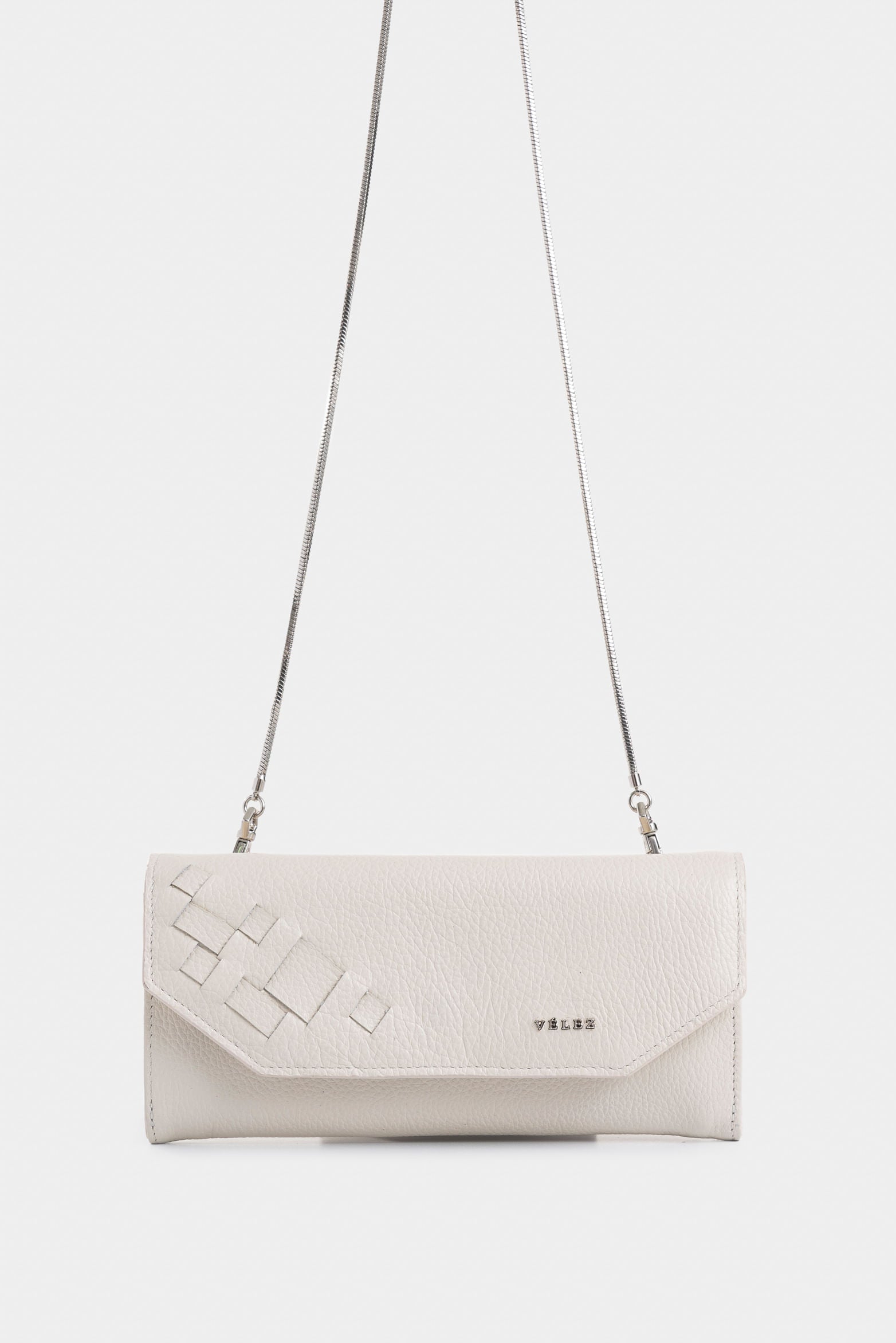 Kauai Leather Checkbook Holder for Women Woven Detail