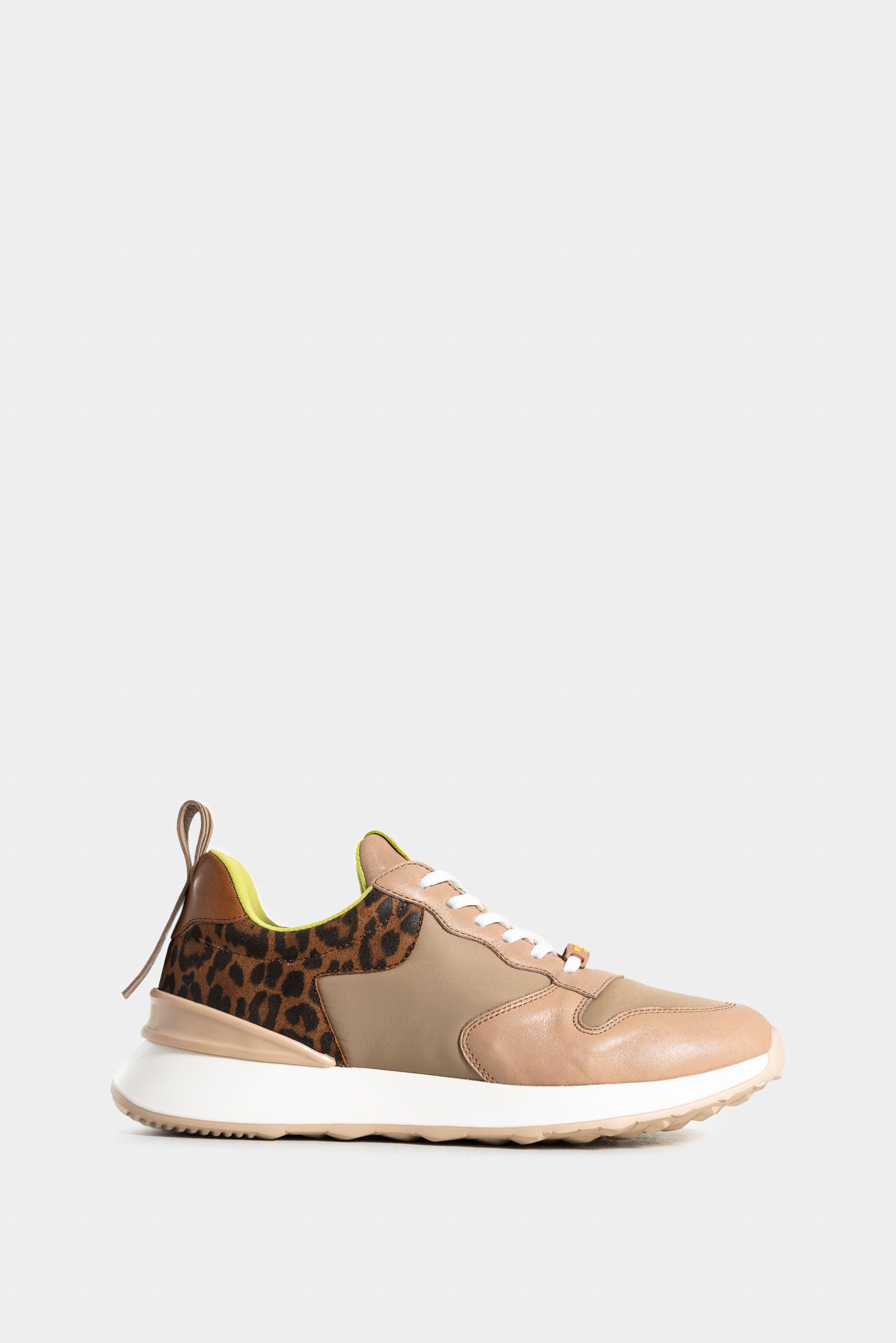 Mercurio 2.0 Suede Leather Sneakers for Women with Animal Texture