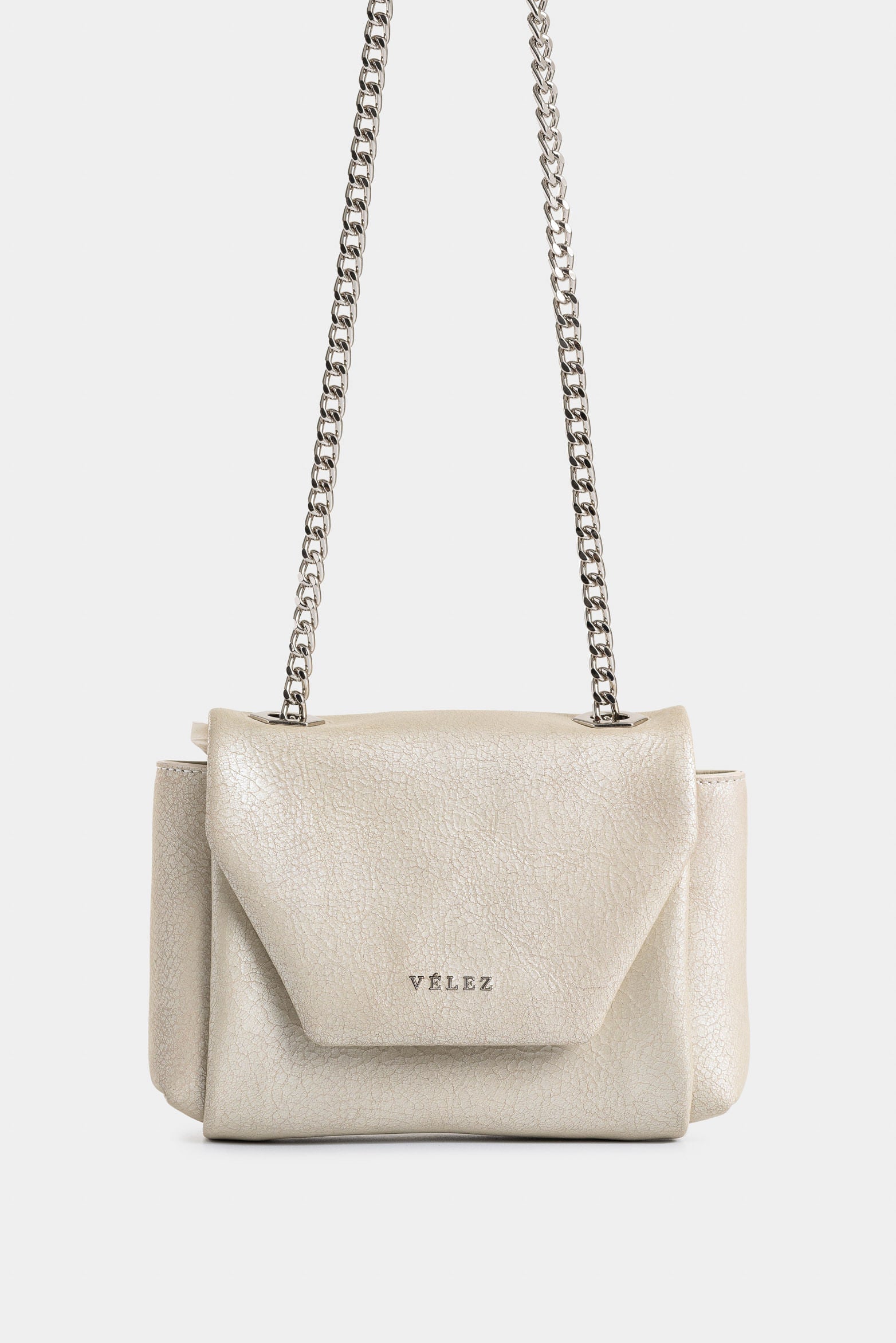 Lili Pearlized Leather Crossbody Bag for Women