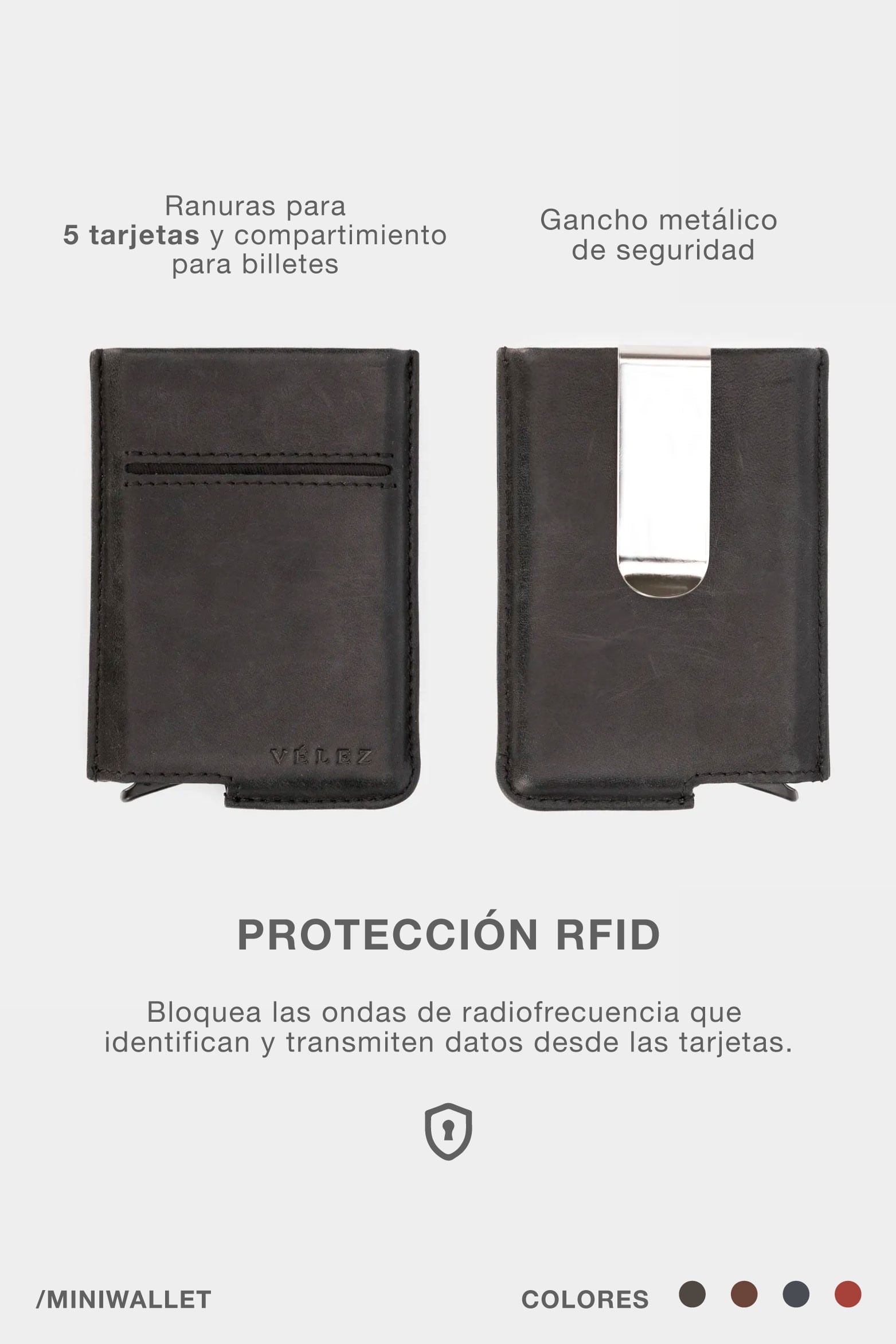 Miniwallet Leather Document Holder – Velez Artisan
