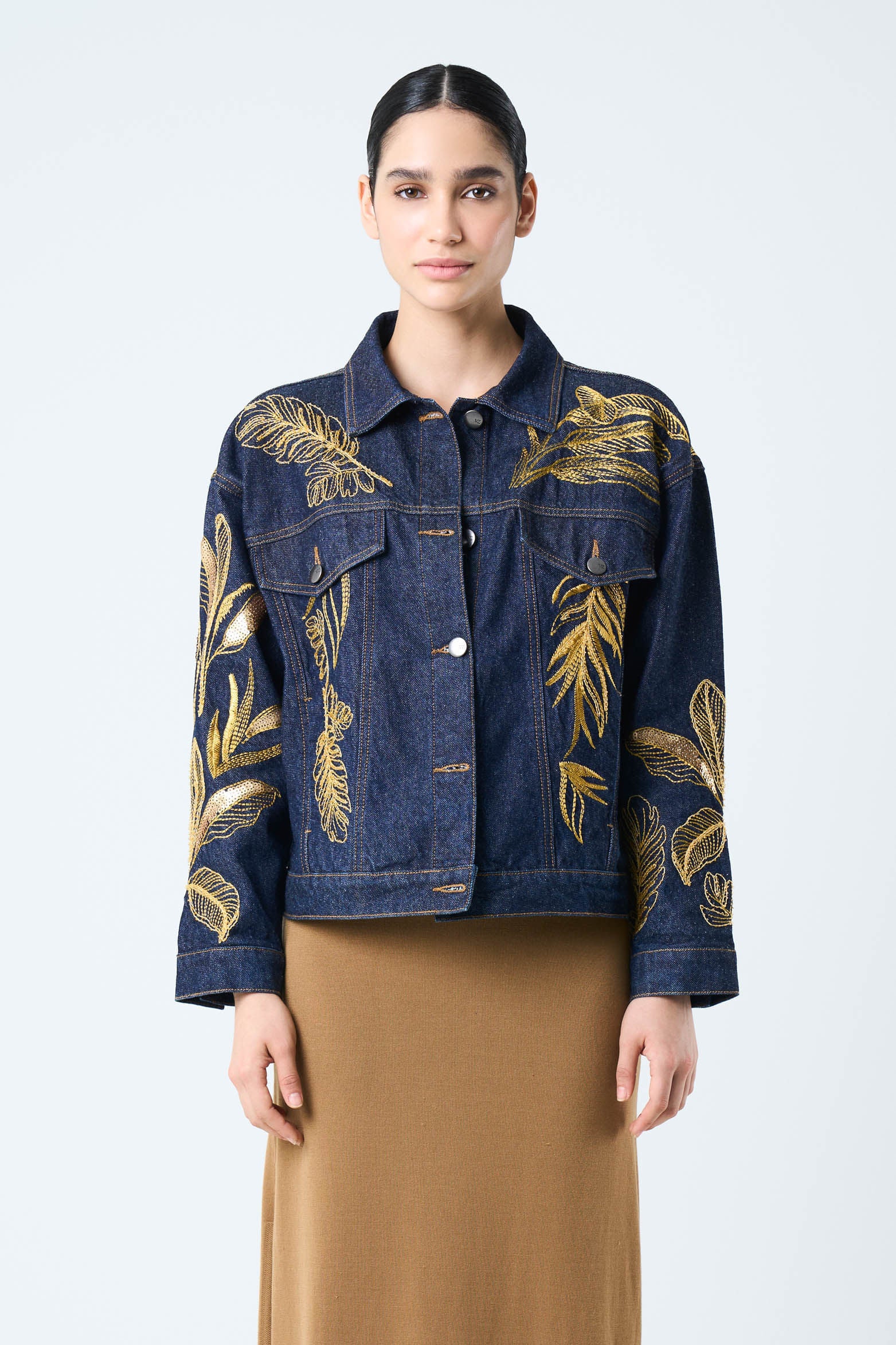 Ocaso Jacket for Women Trucker Silhouette