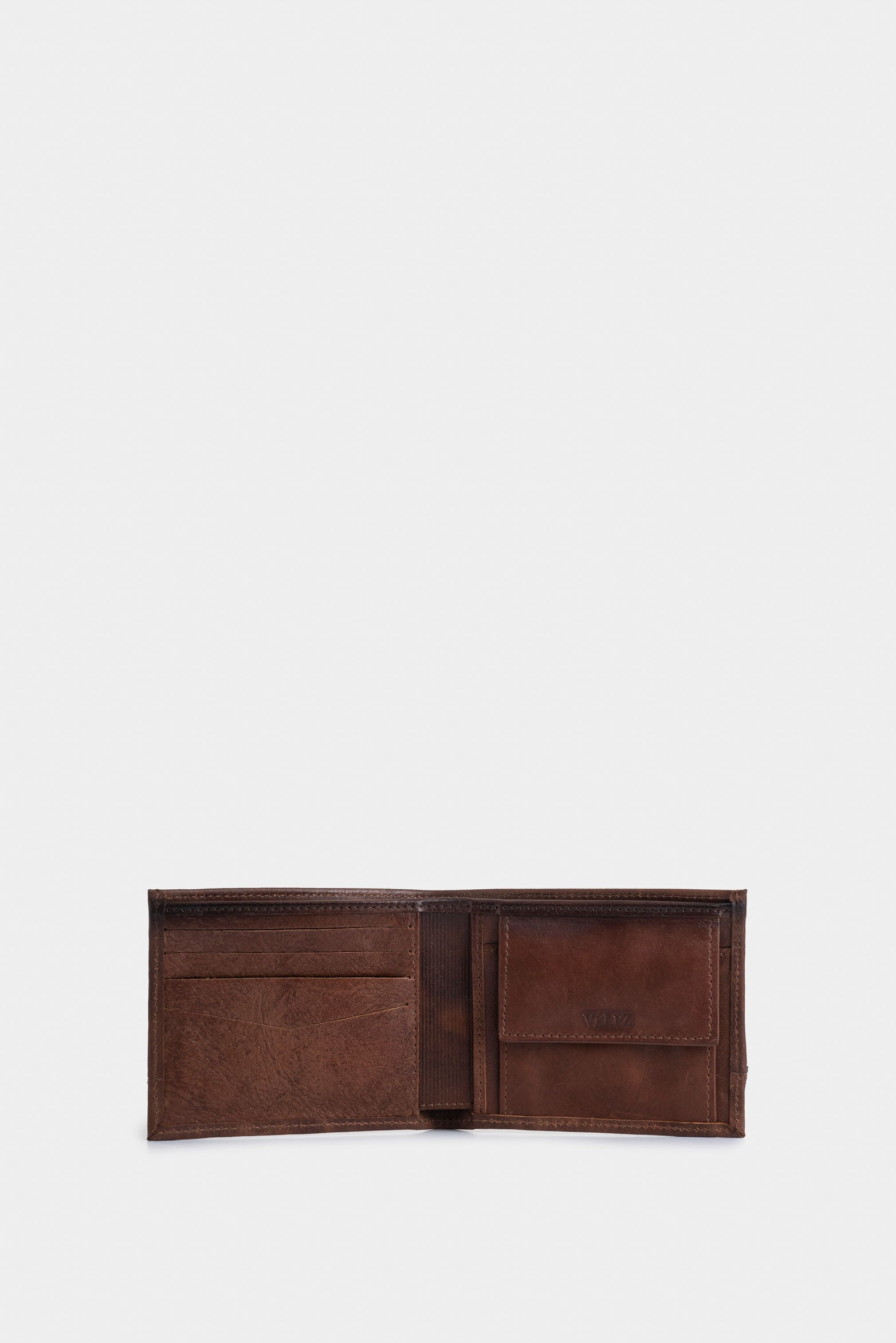 Kaleidos Leather Wallet for Men with Contrast Detail