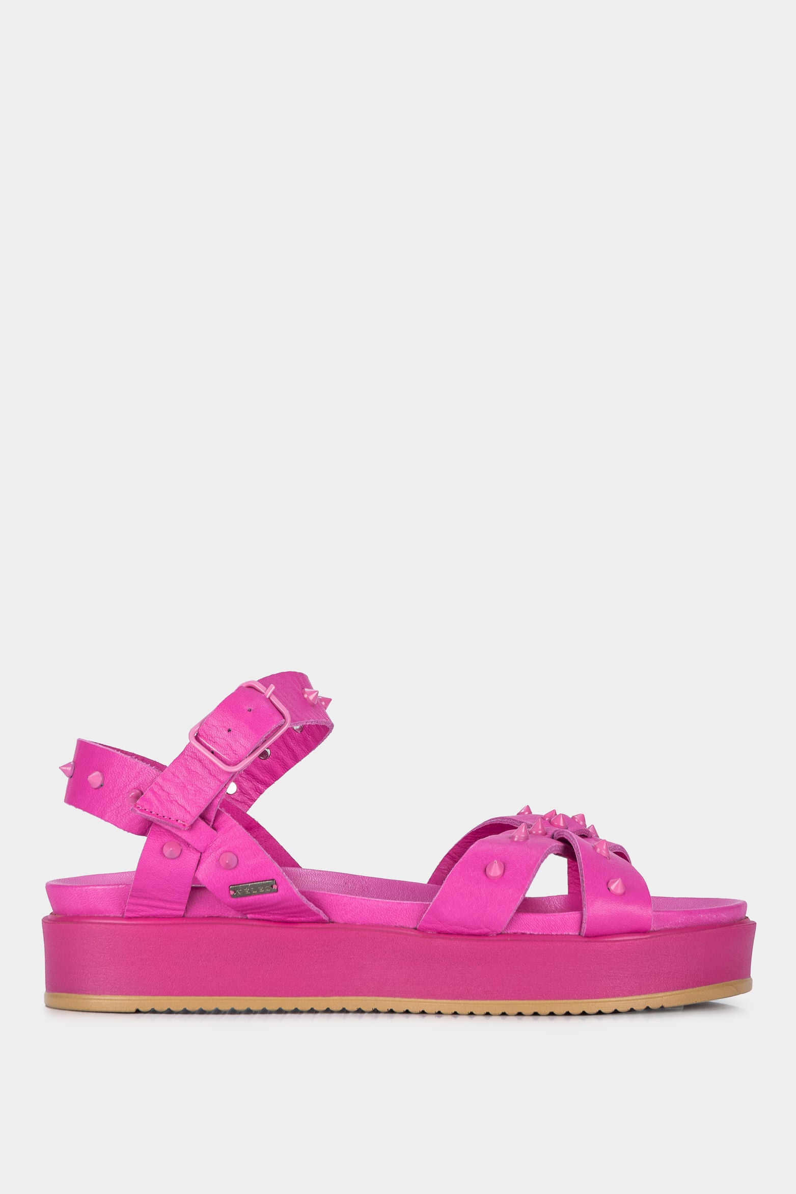 Women’s Palau Platform Leather Sandals with Metal Studs