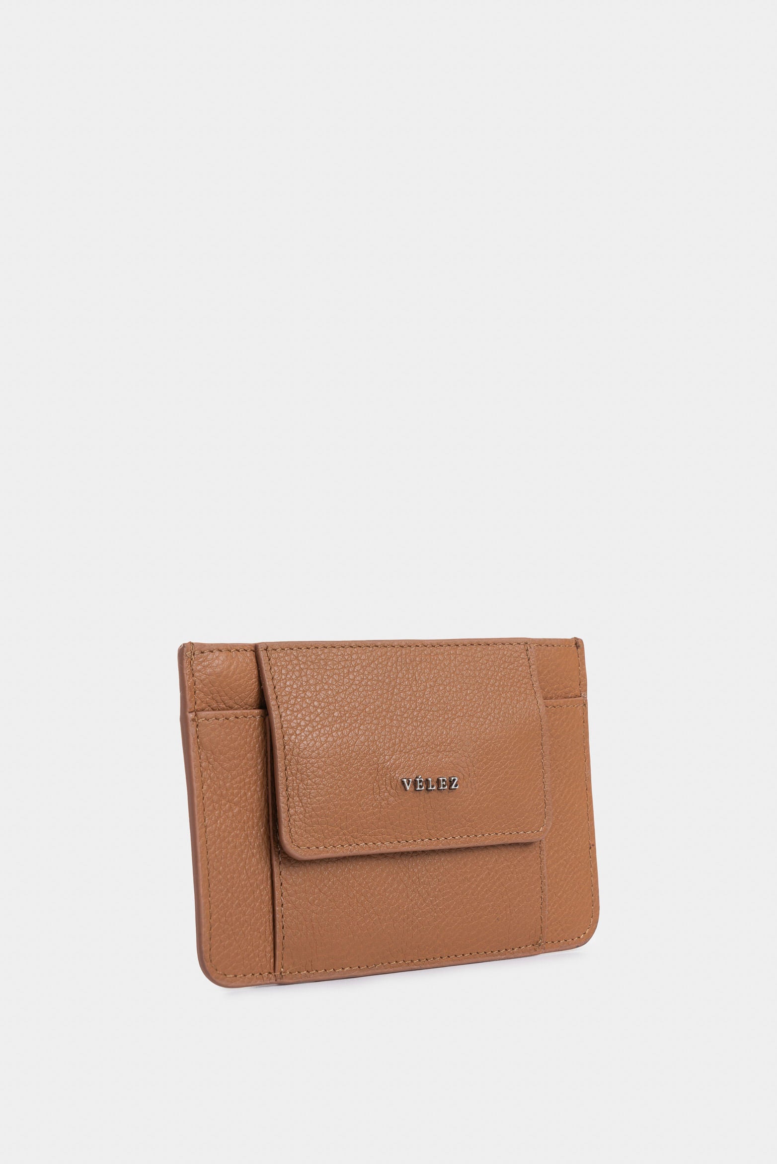 Aventurina leather document holder for women with coin pocket